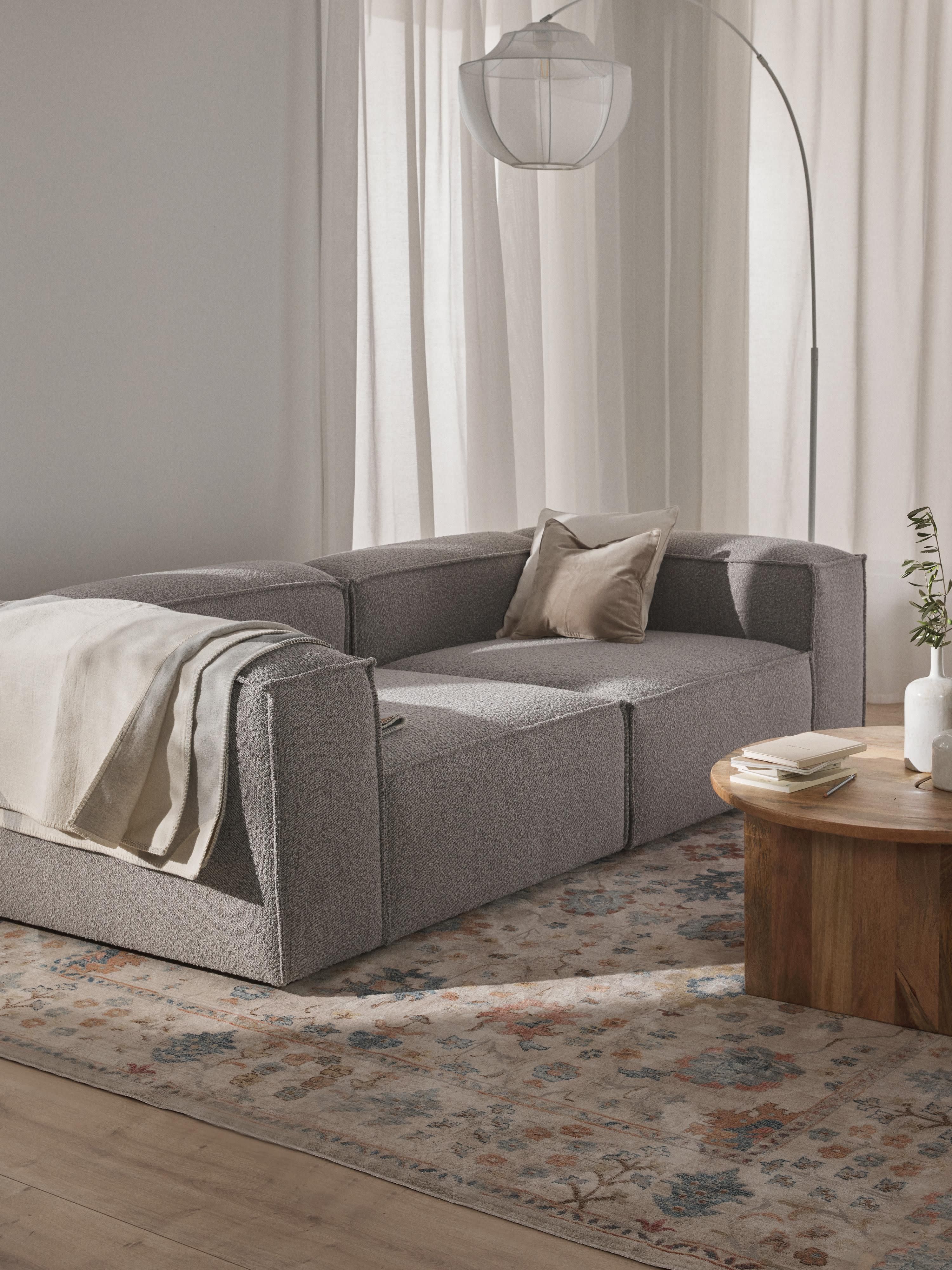 Lennon Bouclè Modular Sofa (3-seater)