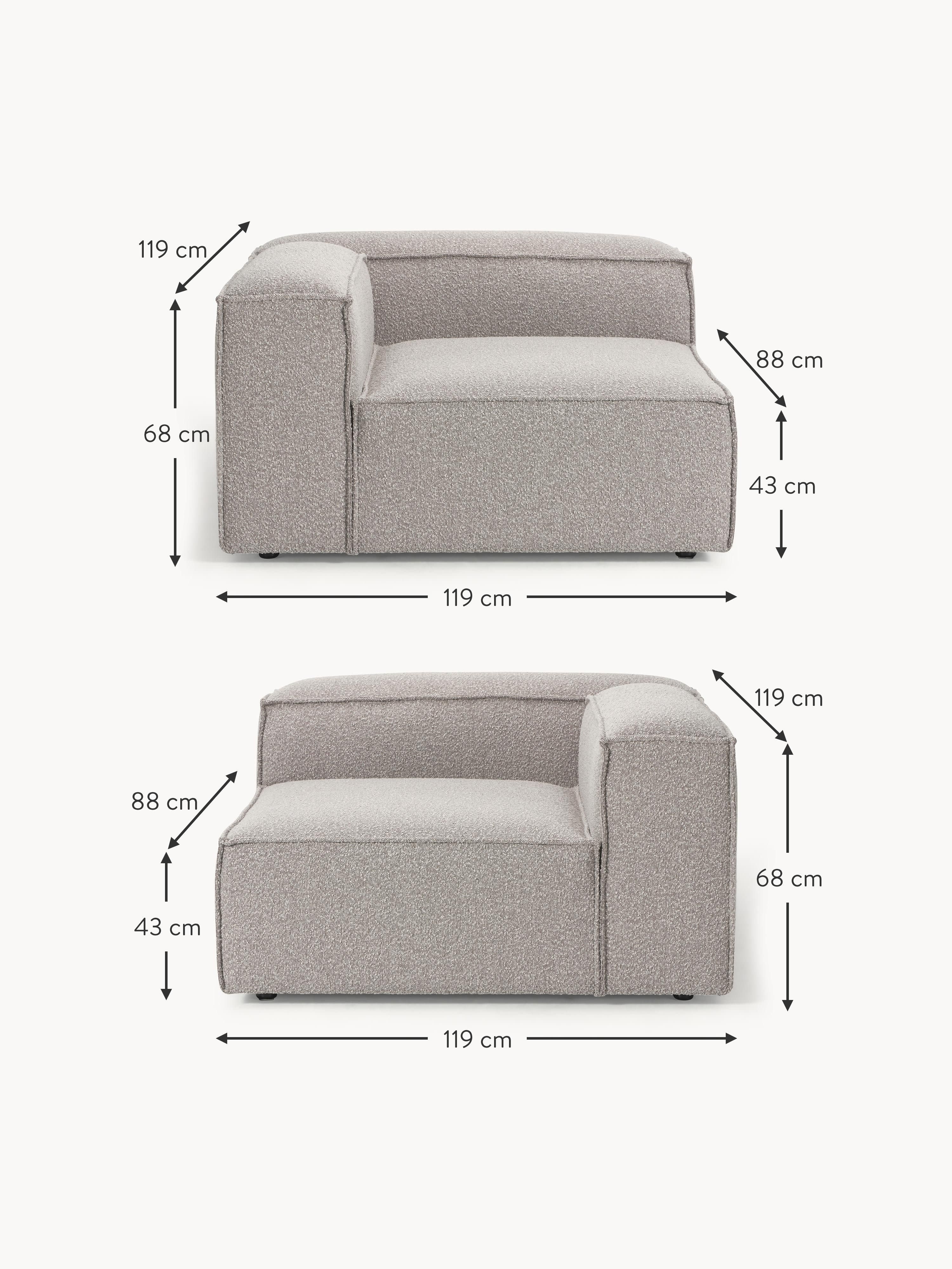Lennon Bouclè Modular Sofa (3-seater)