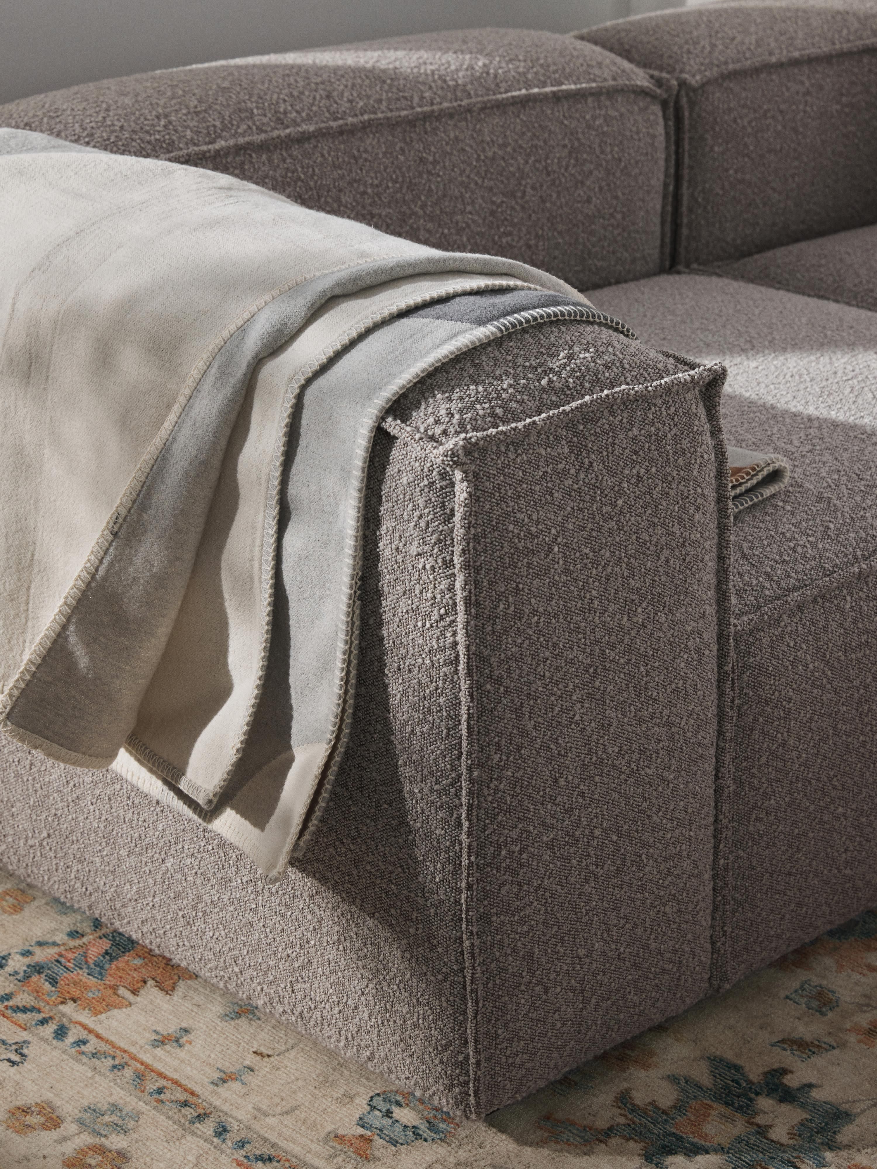 Lennon Bouclè Modular Sofa (3-seater)