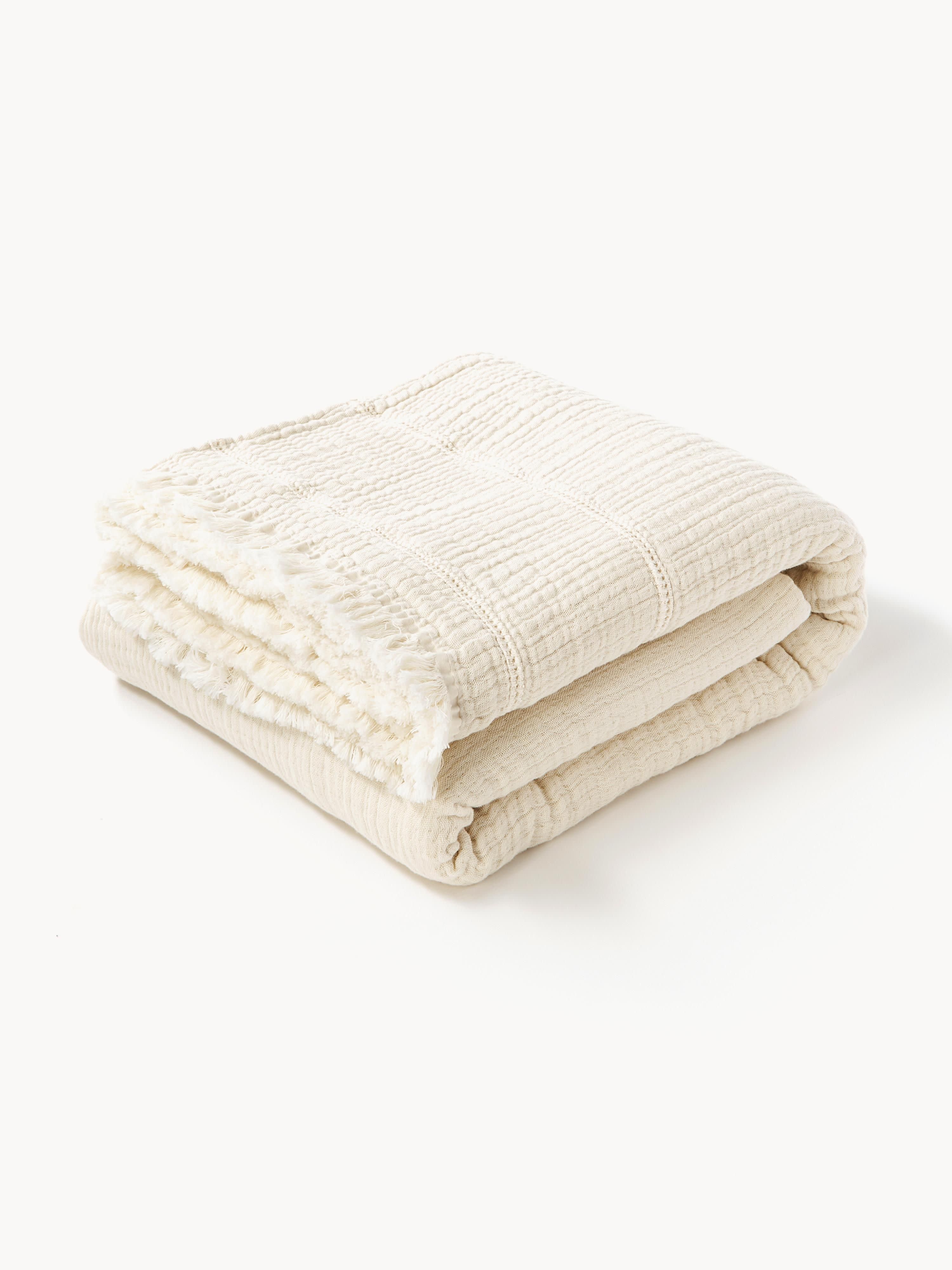 Gallery image 1 - Cotton Bedspread Kailani with Fringes