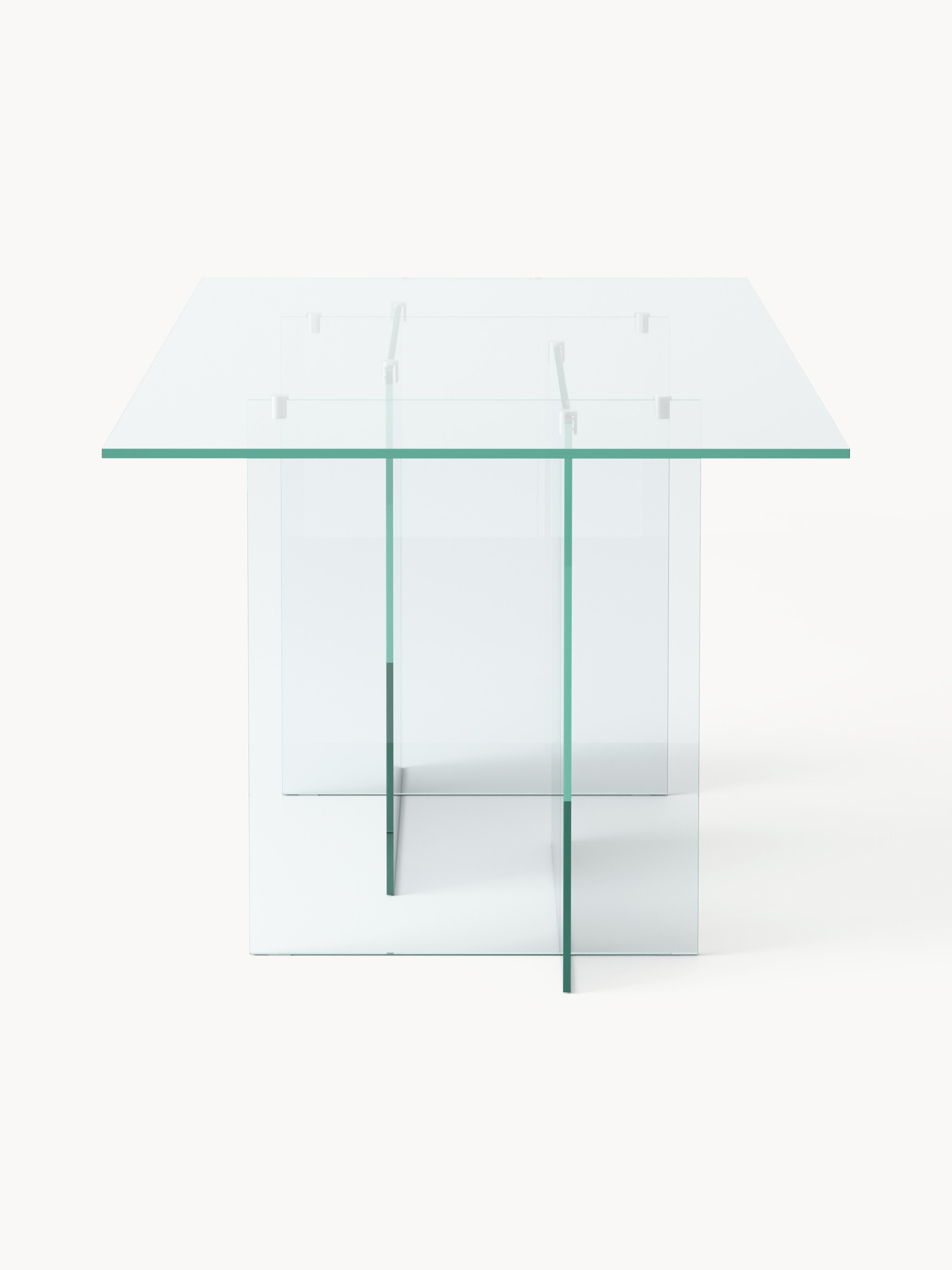 Anouk Glass Dining Table, 180 x 90 cm