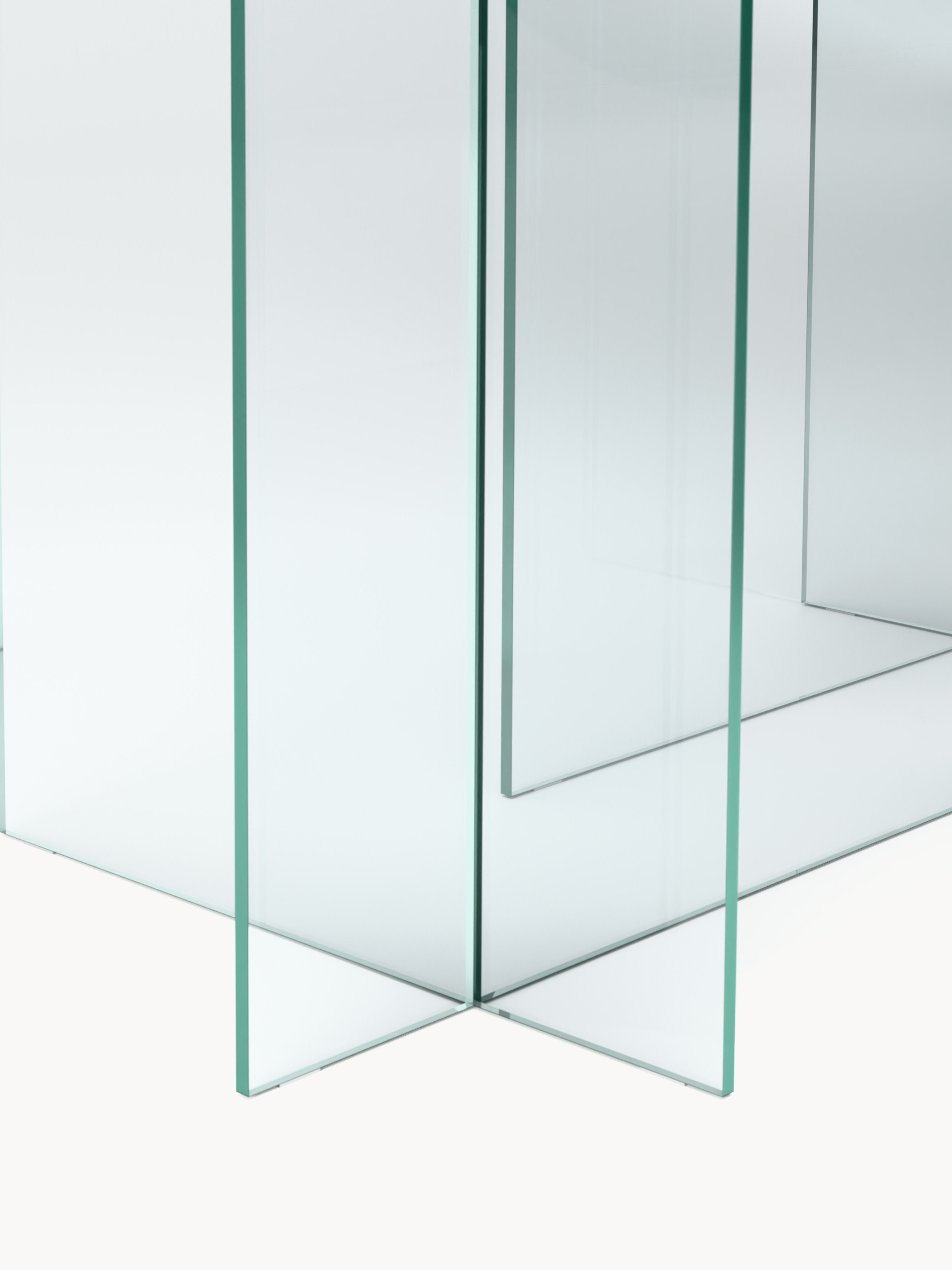 Anouk Glass Dining Table, 180 x 90 cm