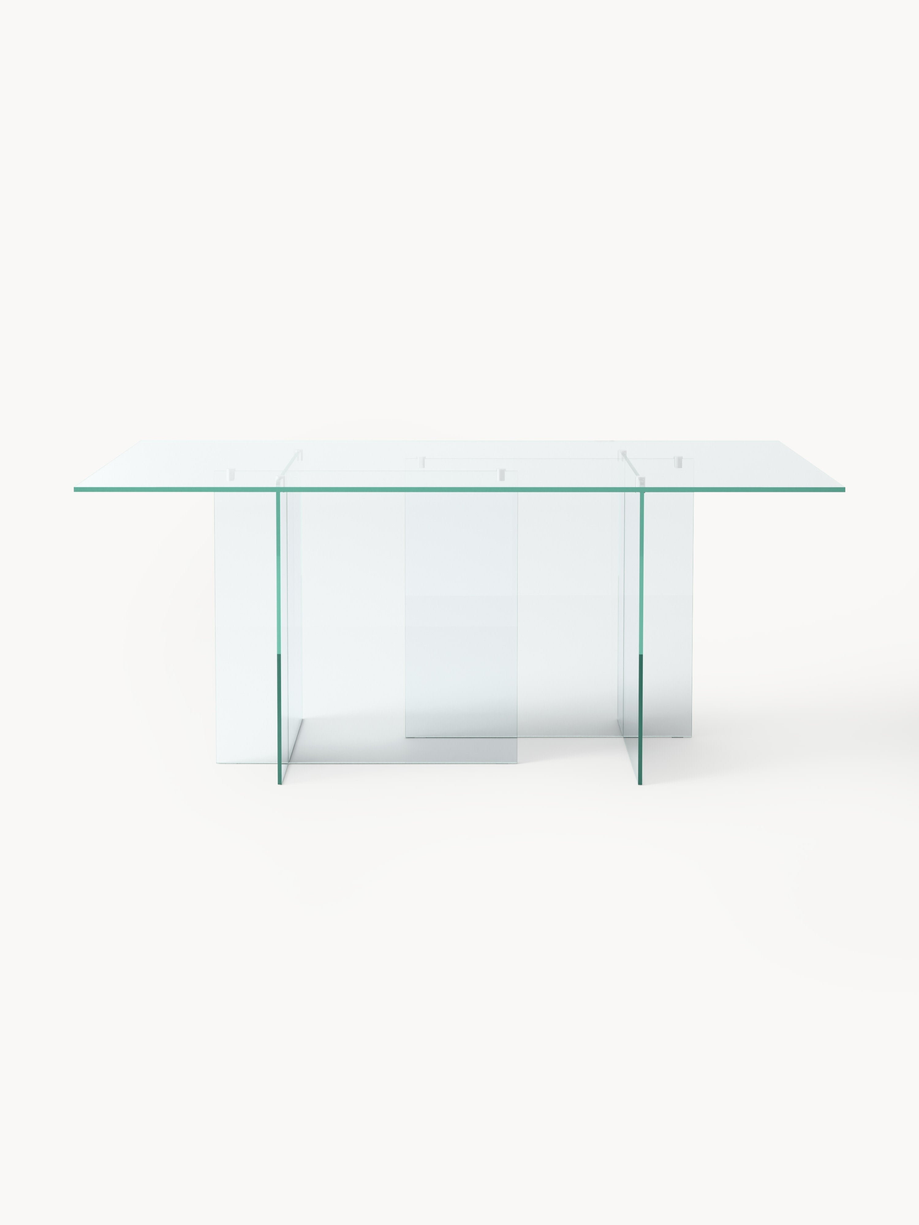 Anouk Glass Dining Table, 180 x 90 cm