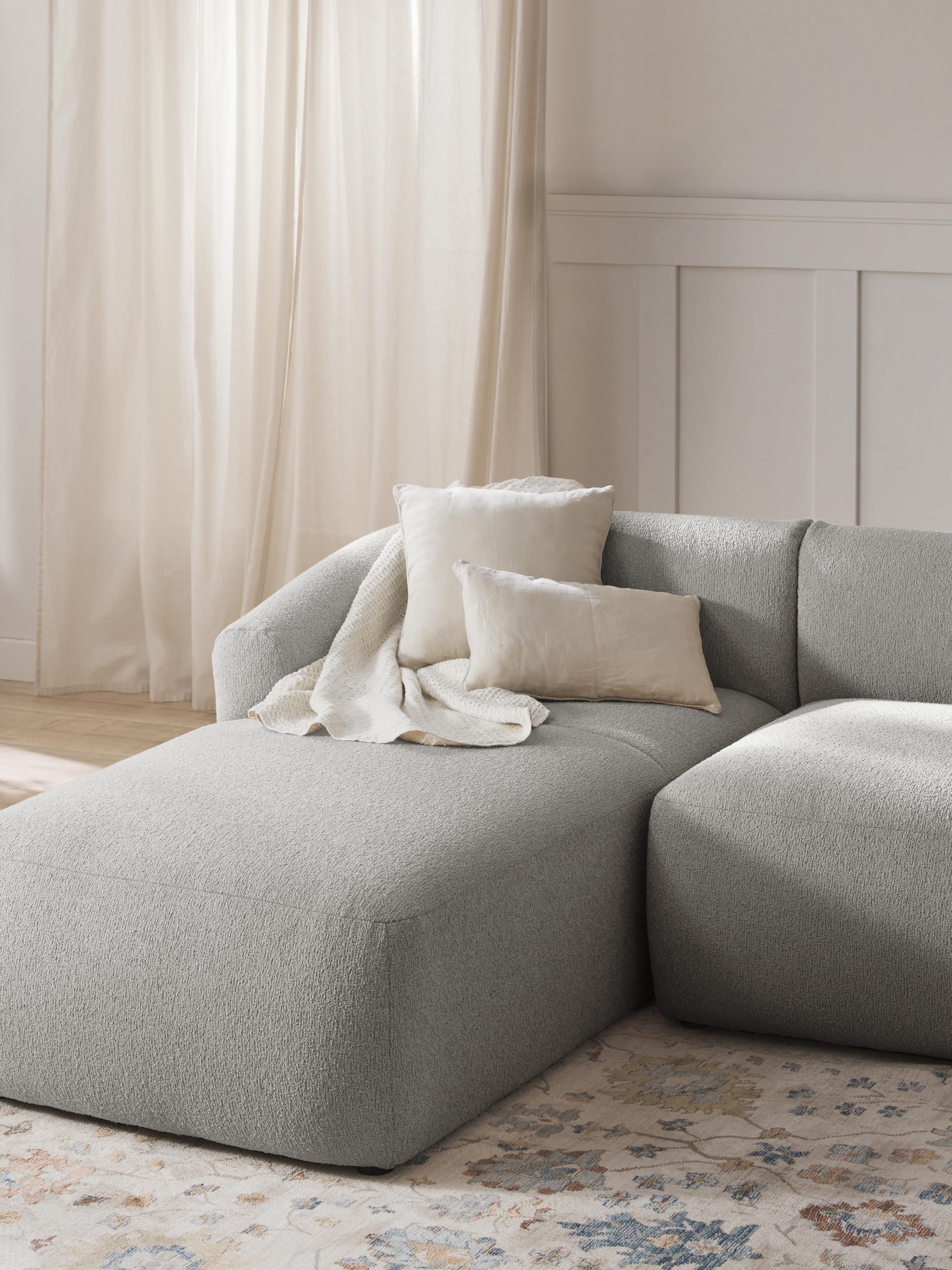 Sofia Bouclé Corner Chaise Module