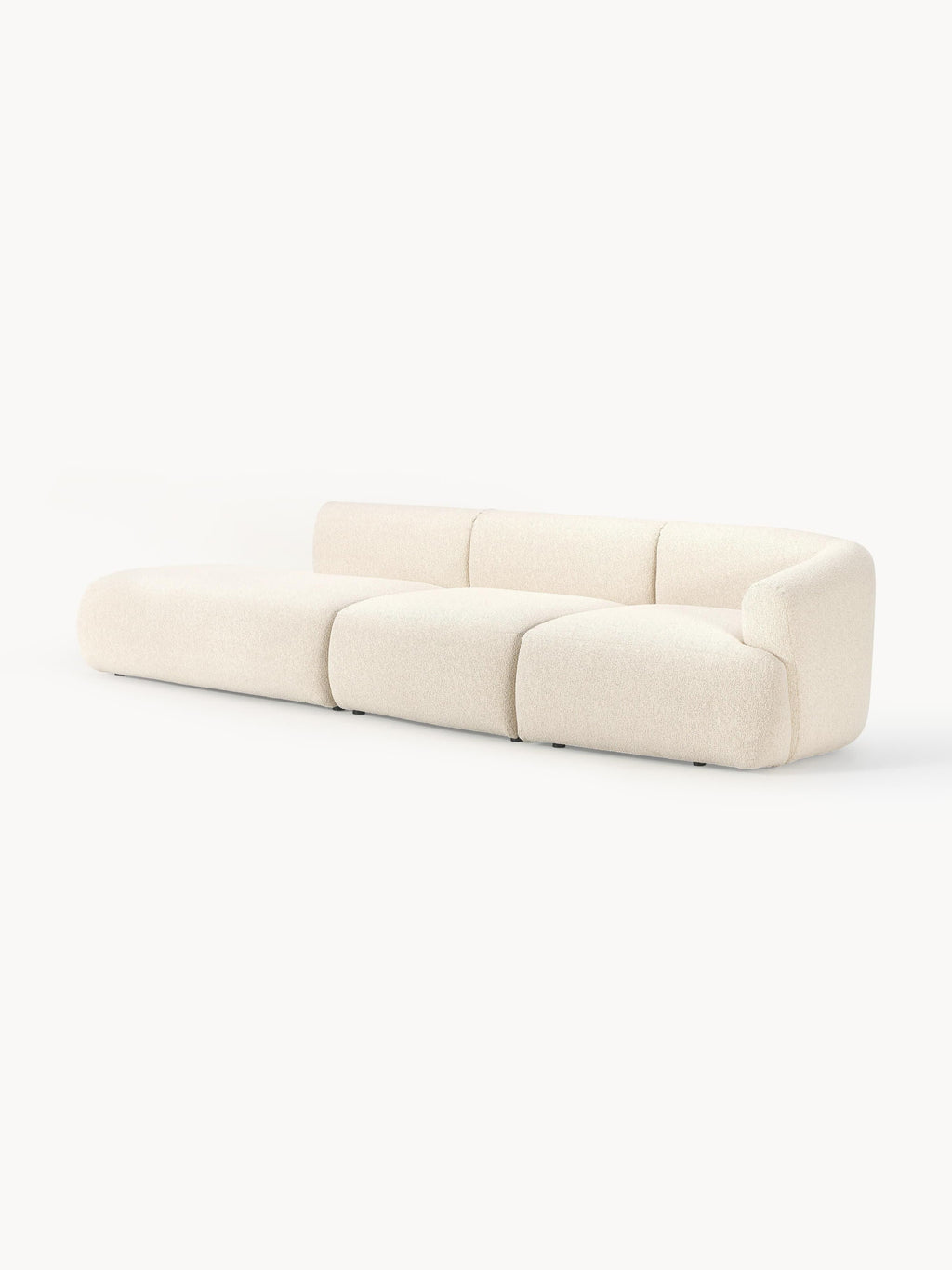 Sofia Modular Bouclé Chaise (4-seater)