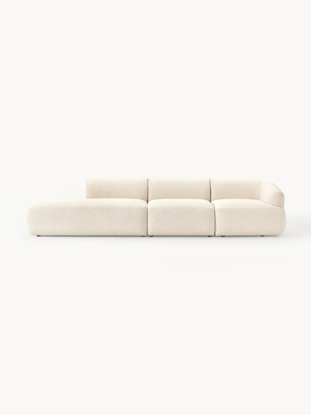 Gallery image 1 - Modular Bouclé Chaise Sofia (4-seater)