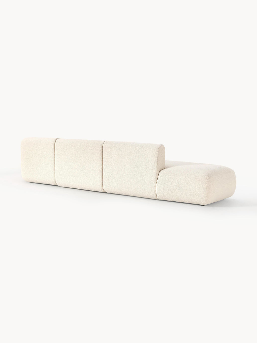 Sofia Modular Bouclé Chaise (4-seater)
