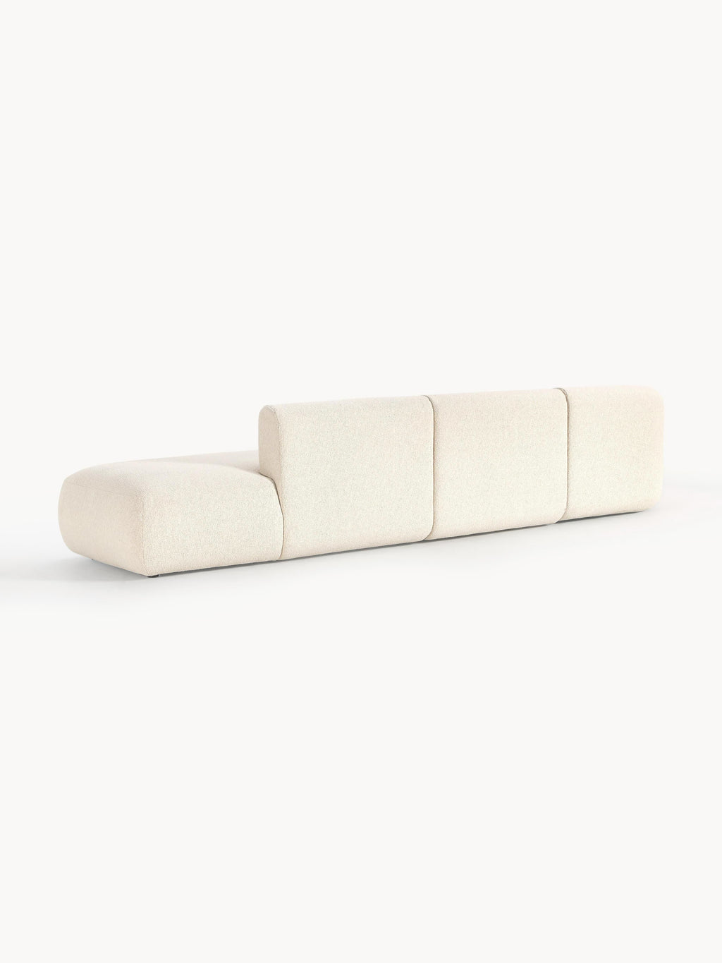 Sofia Modular Bouclé Chaise (4-seater)