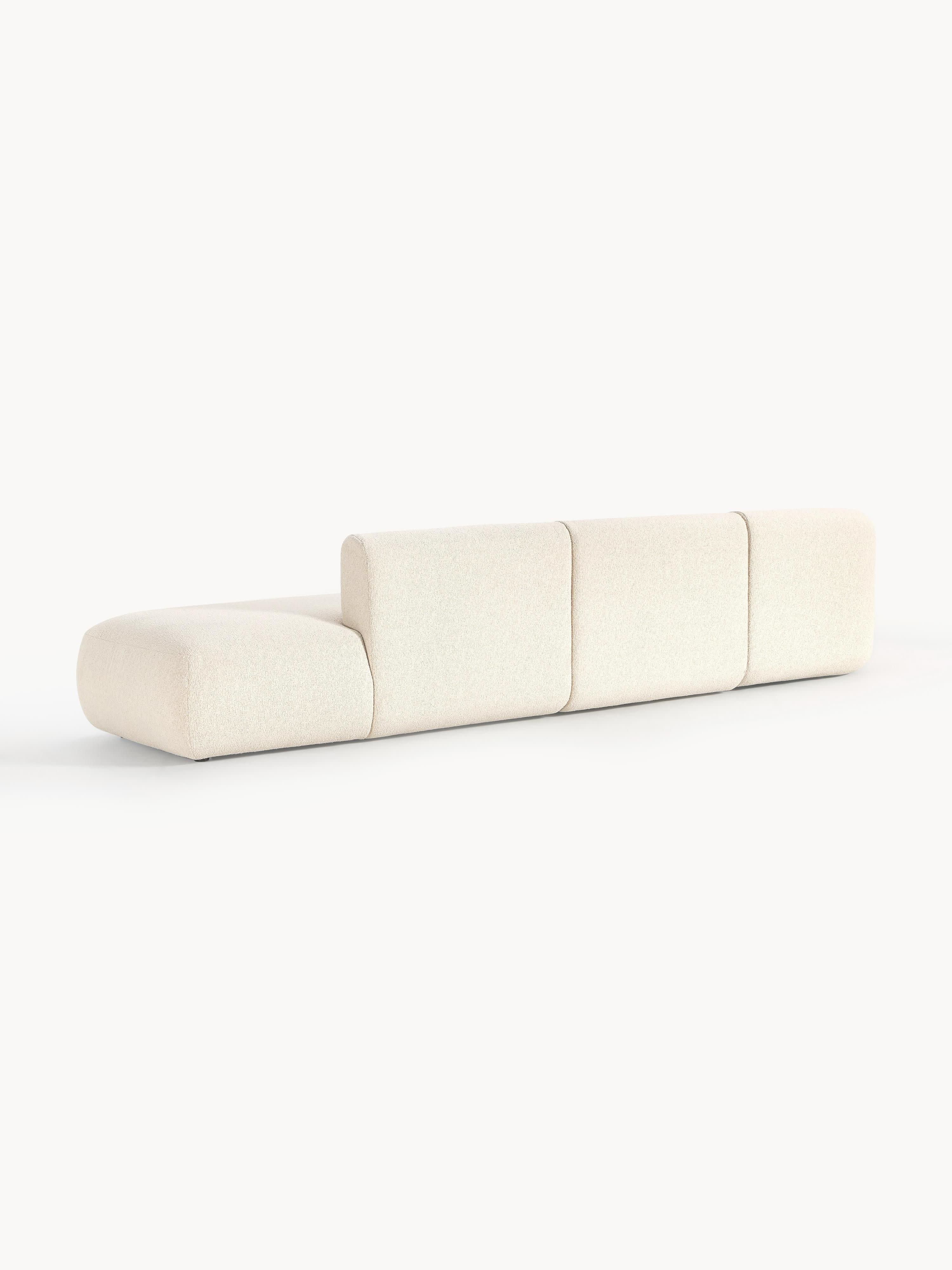 Sofia Modular Bouclé Chaise (4-seater)