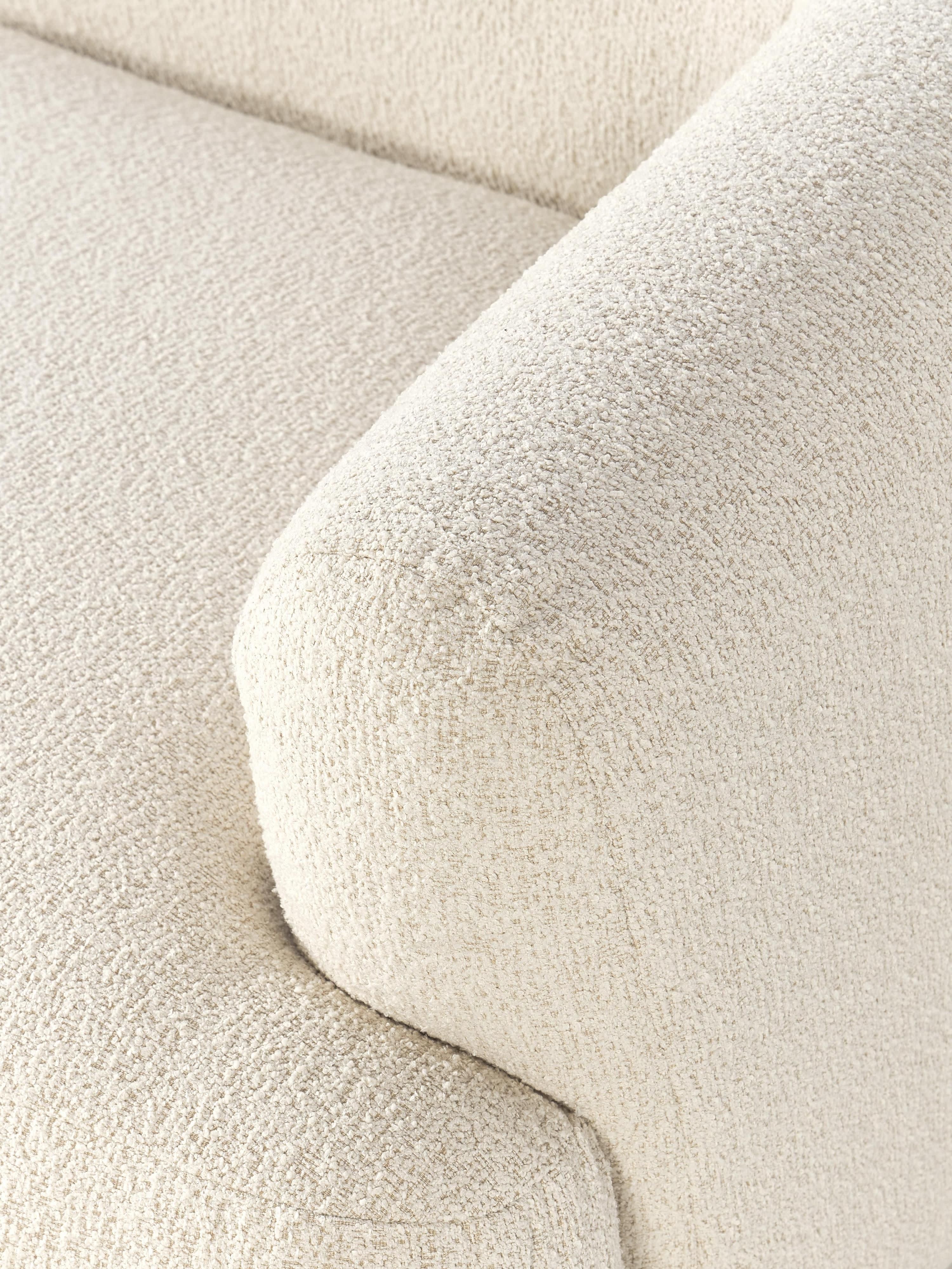 Sofia Modular Bouclé Chaise (4-seater)