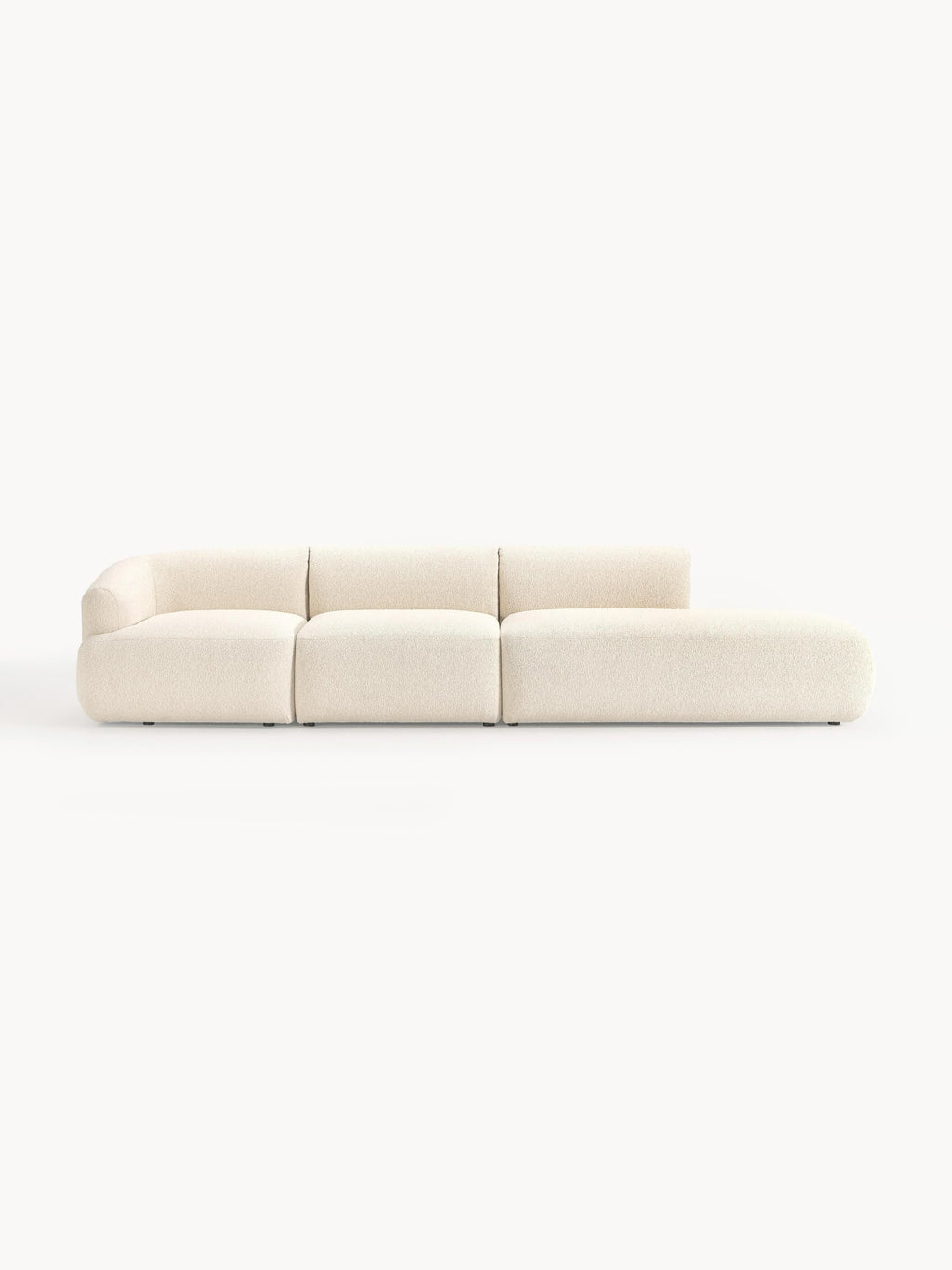 Sofia Modular Bouclé Chaise (4-seater)