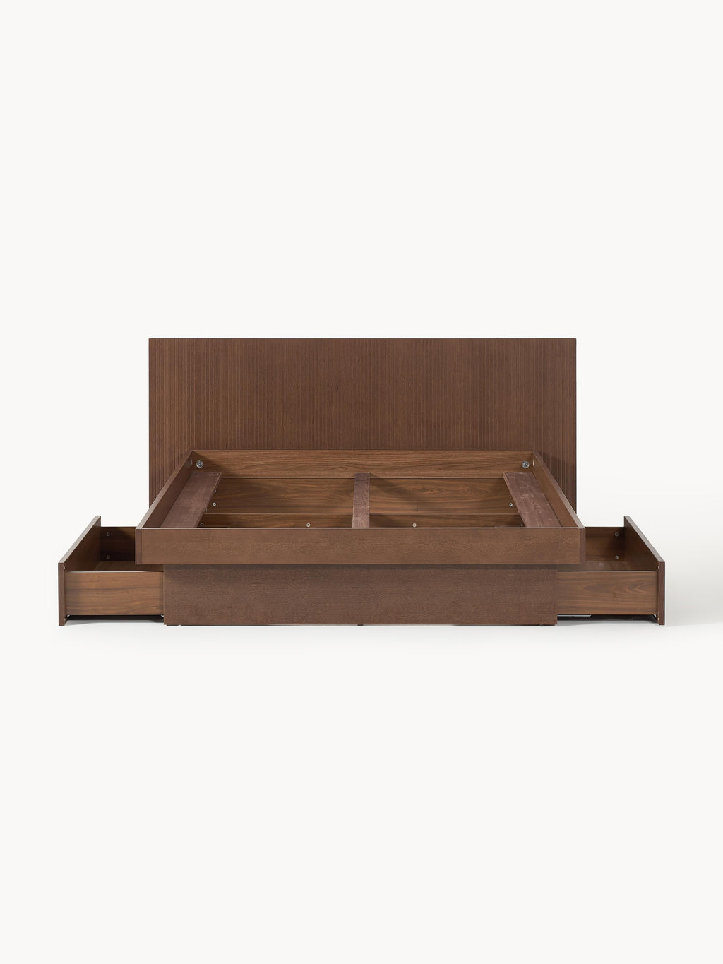 Sato Wooden Bed with Drawers and Headboard