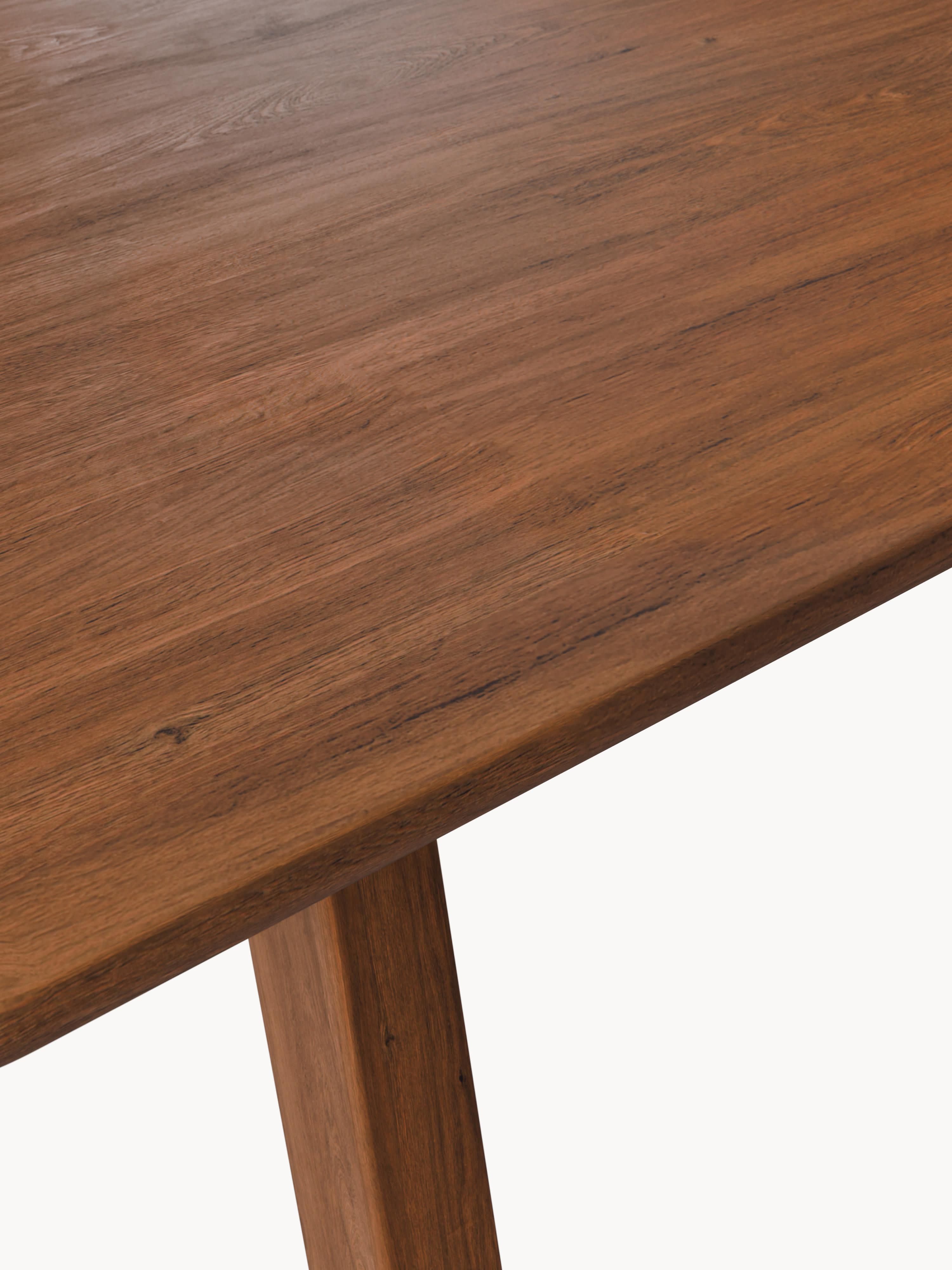 Nik Oak Wood Dining Table, in various sizes