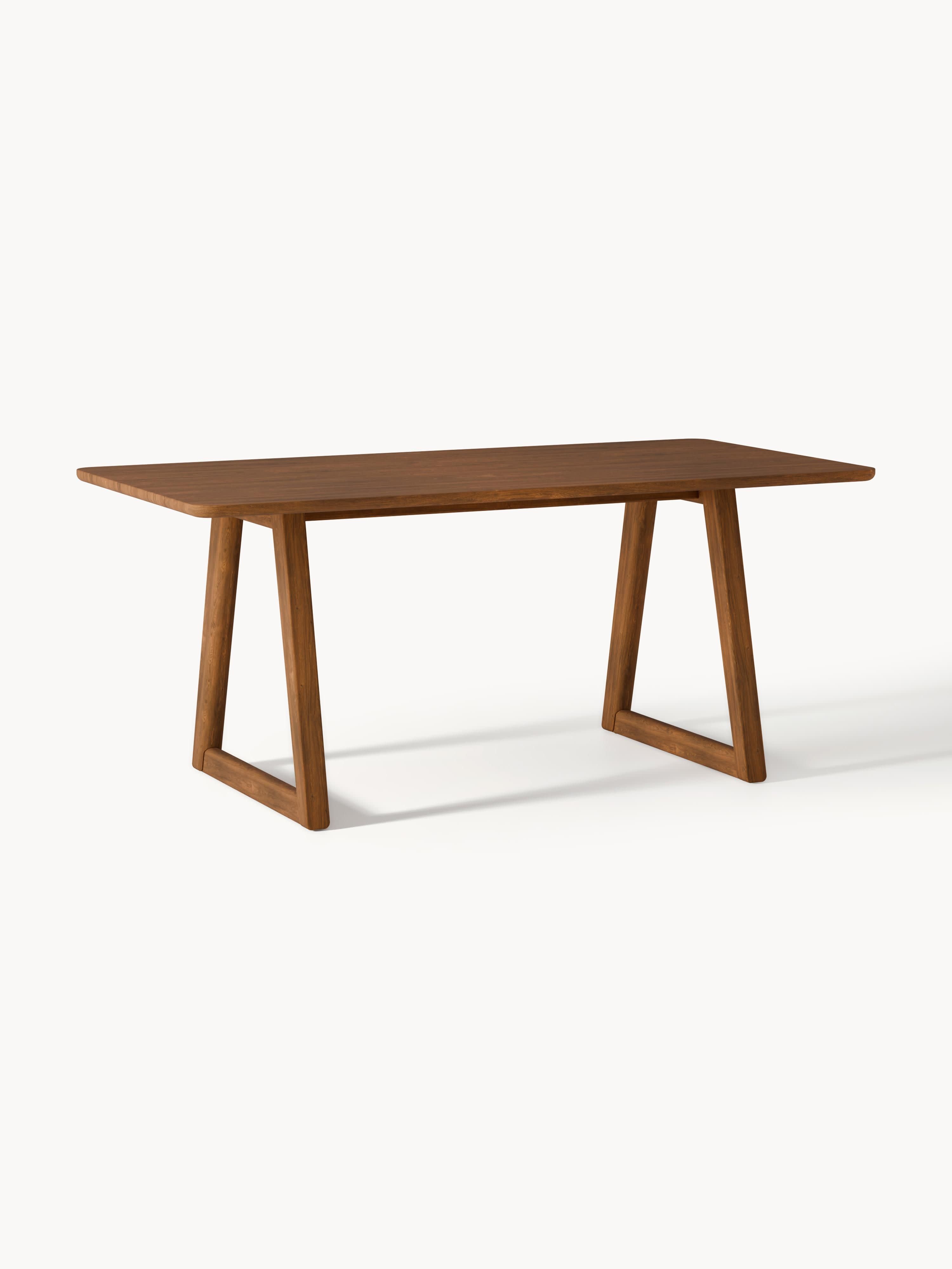 Nik Oak Wood Dining Table, in various sizes