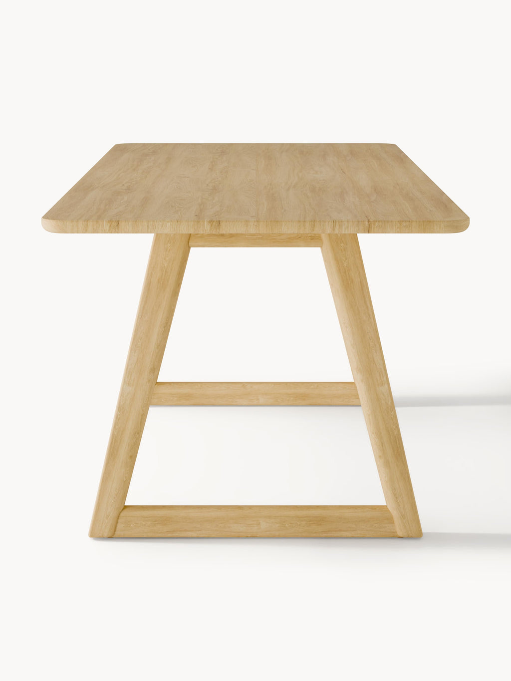 Nik Oak Wood Dining Table, in various sizes