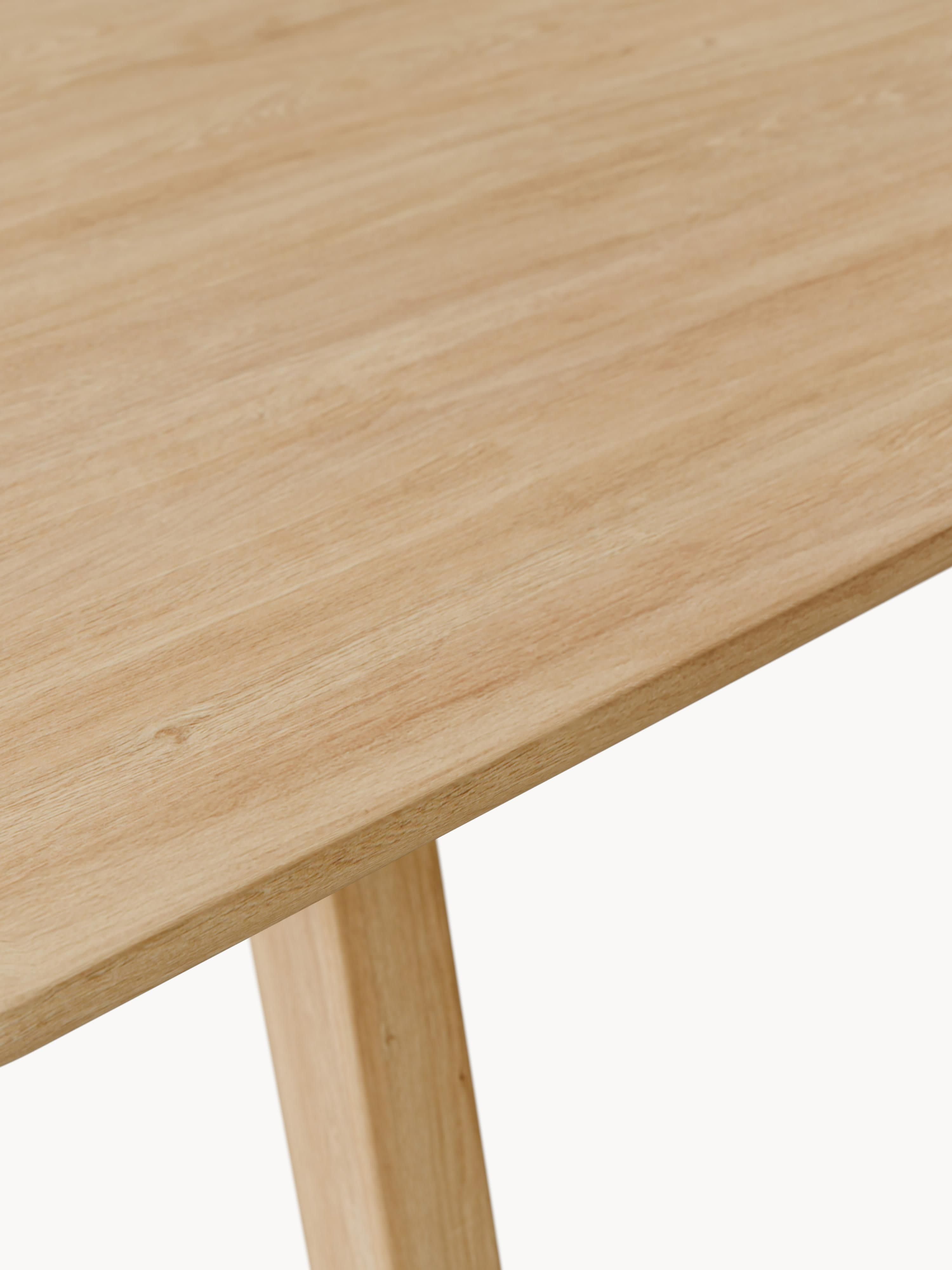 Nik Oak Wood Dining Table, in various sizes