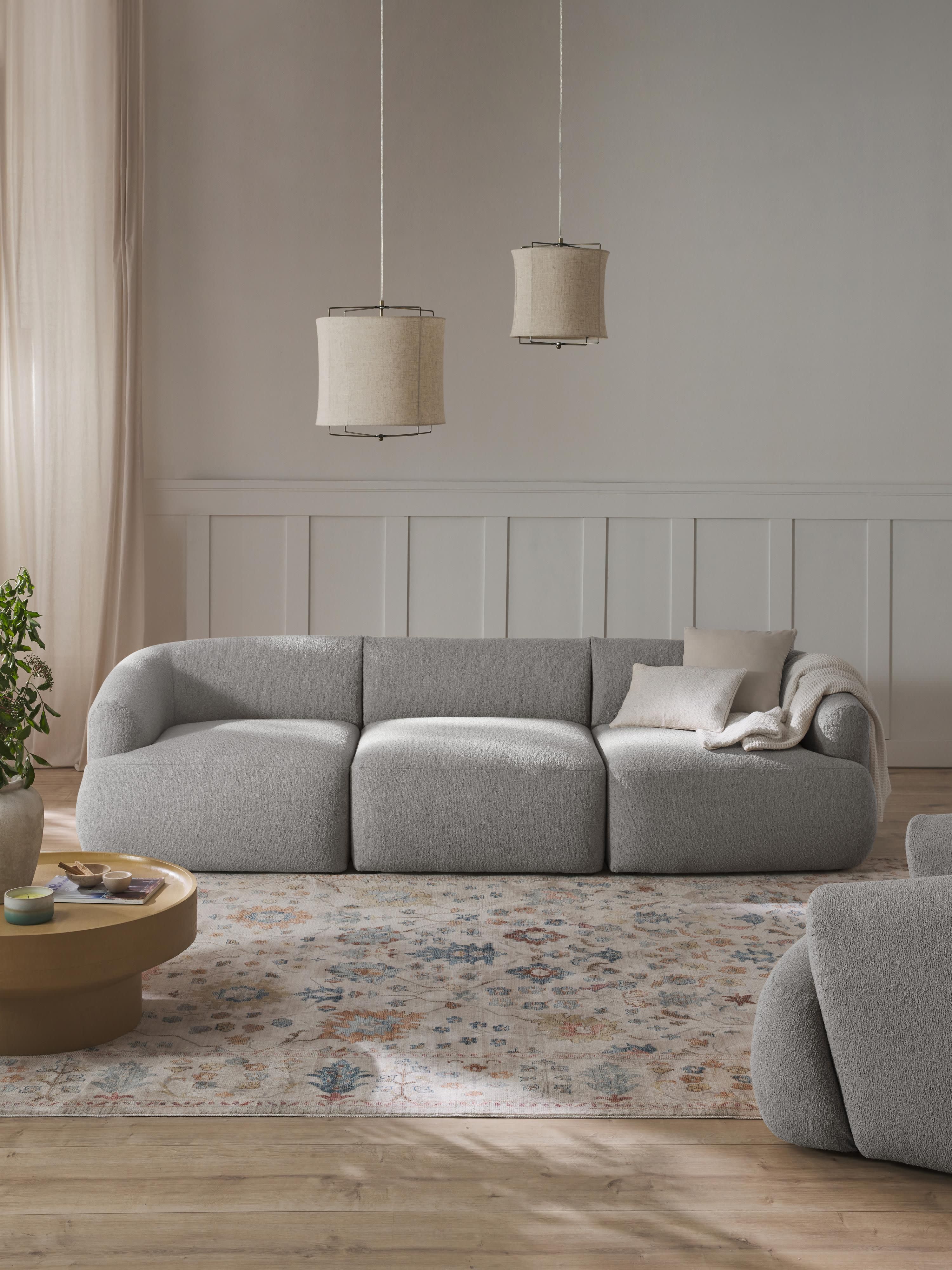 Sofia Modular Bouclé Sofa (4-seater)