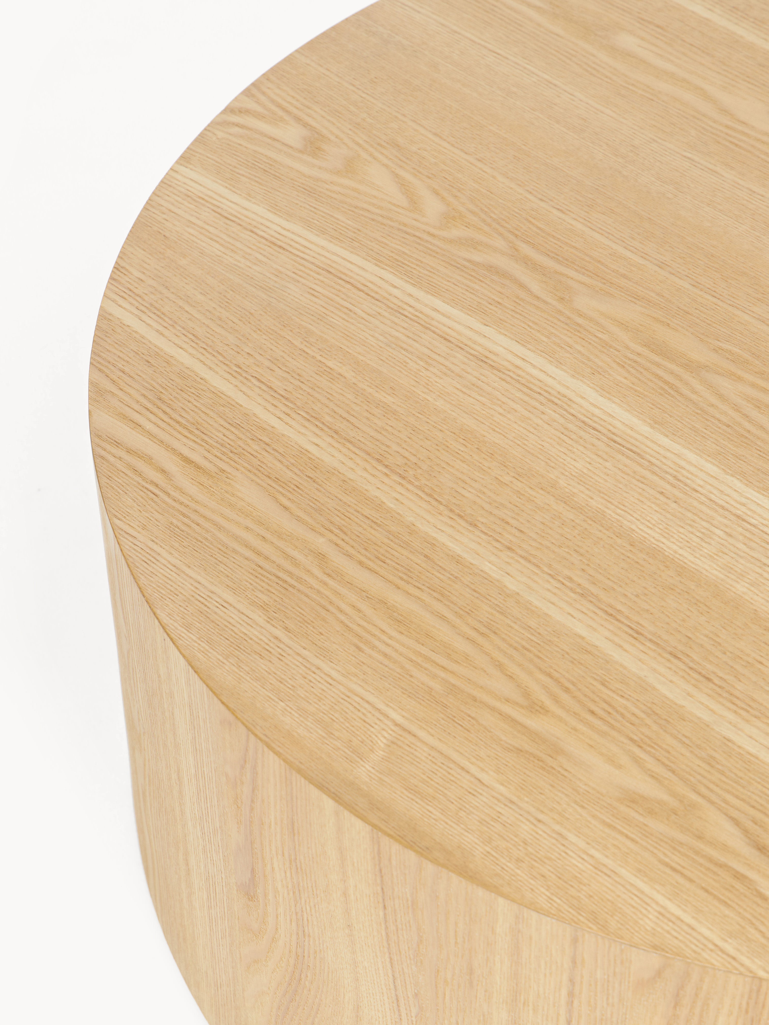 Dan Round Wooden Coffee Table