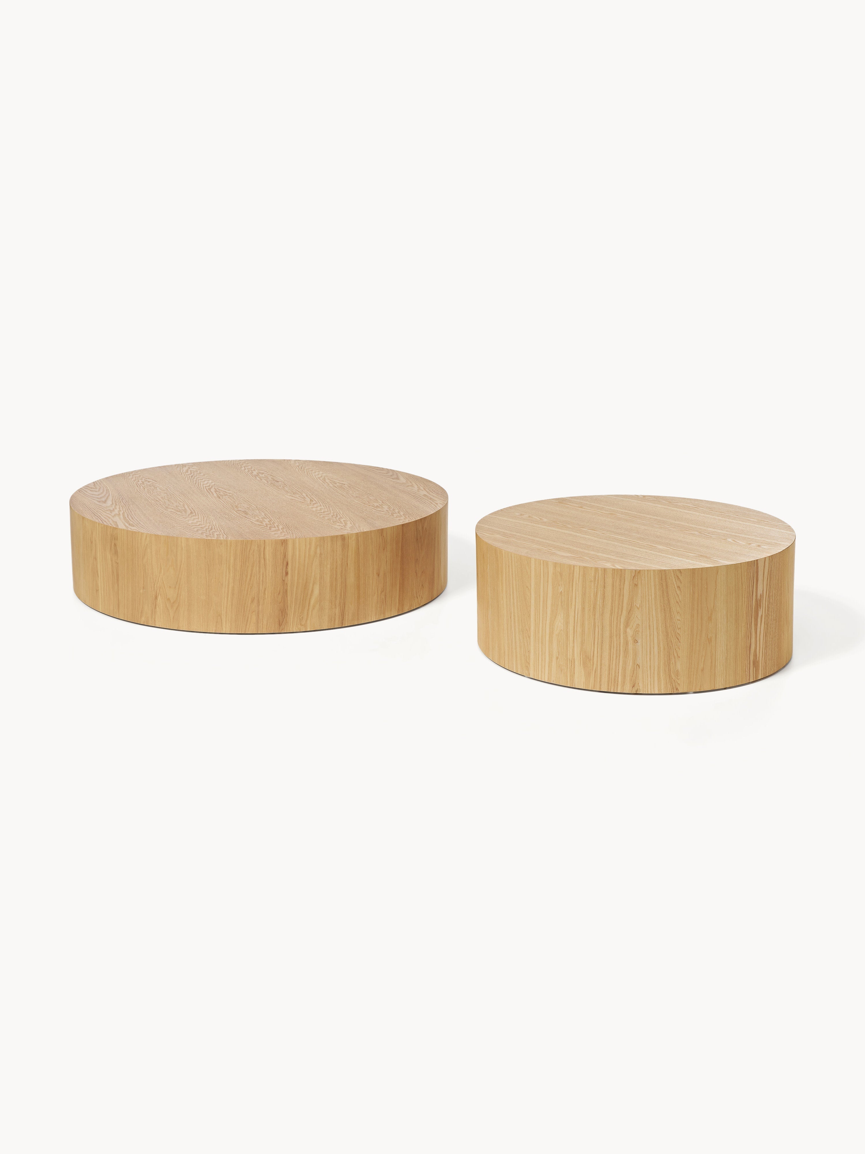 Dan Round Wooden Coffee Table