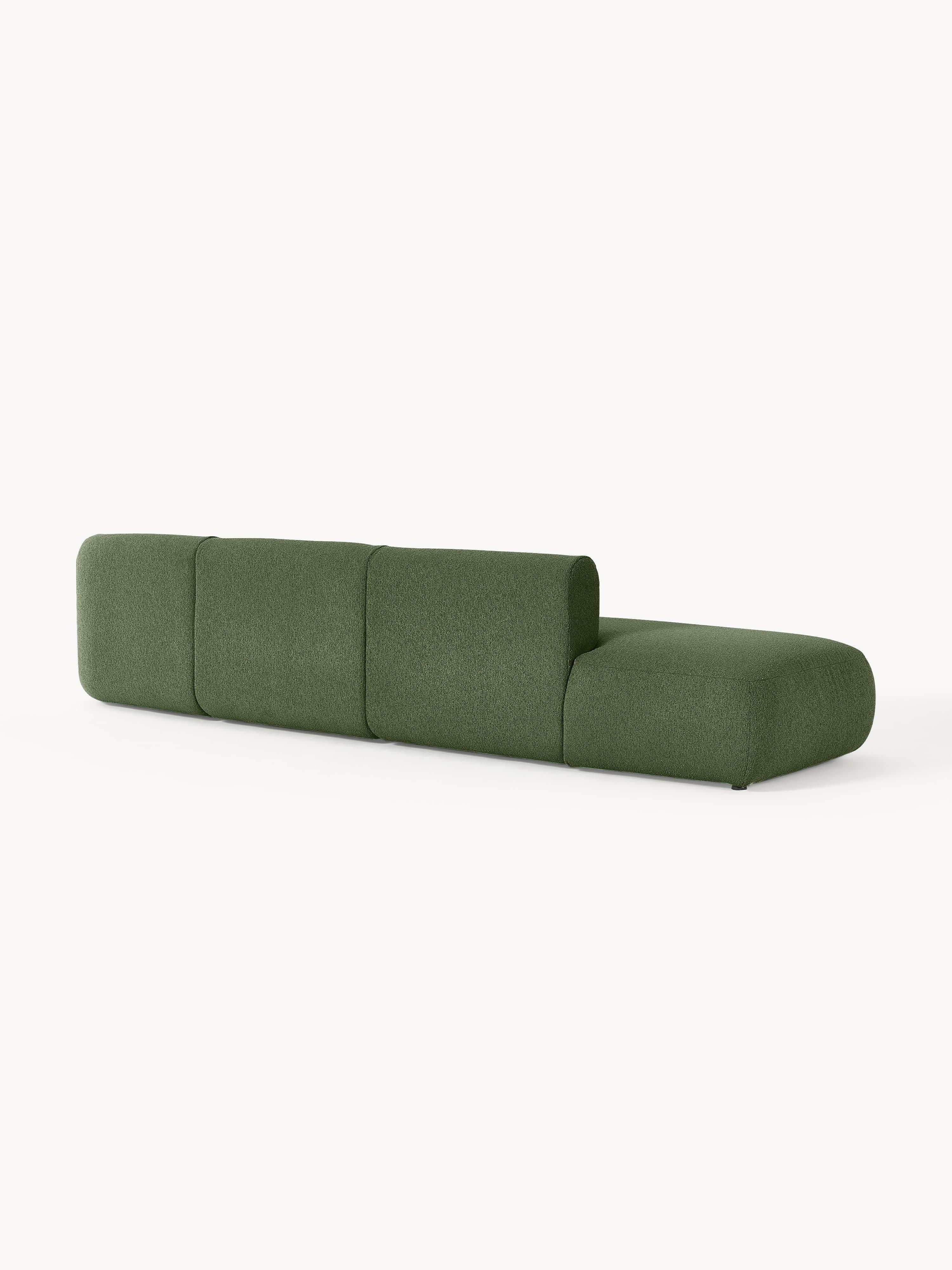 Sofia Modular Bouclé Chaise (4-seater)