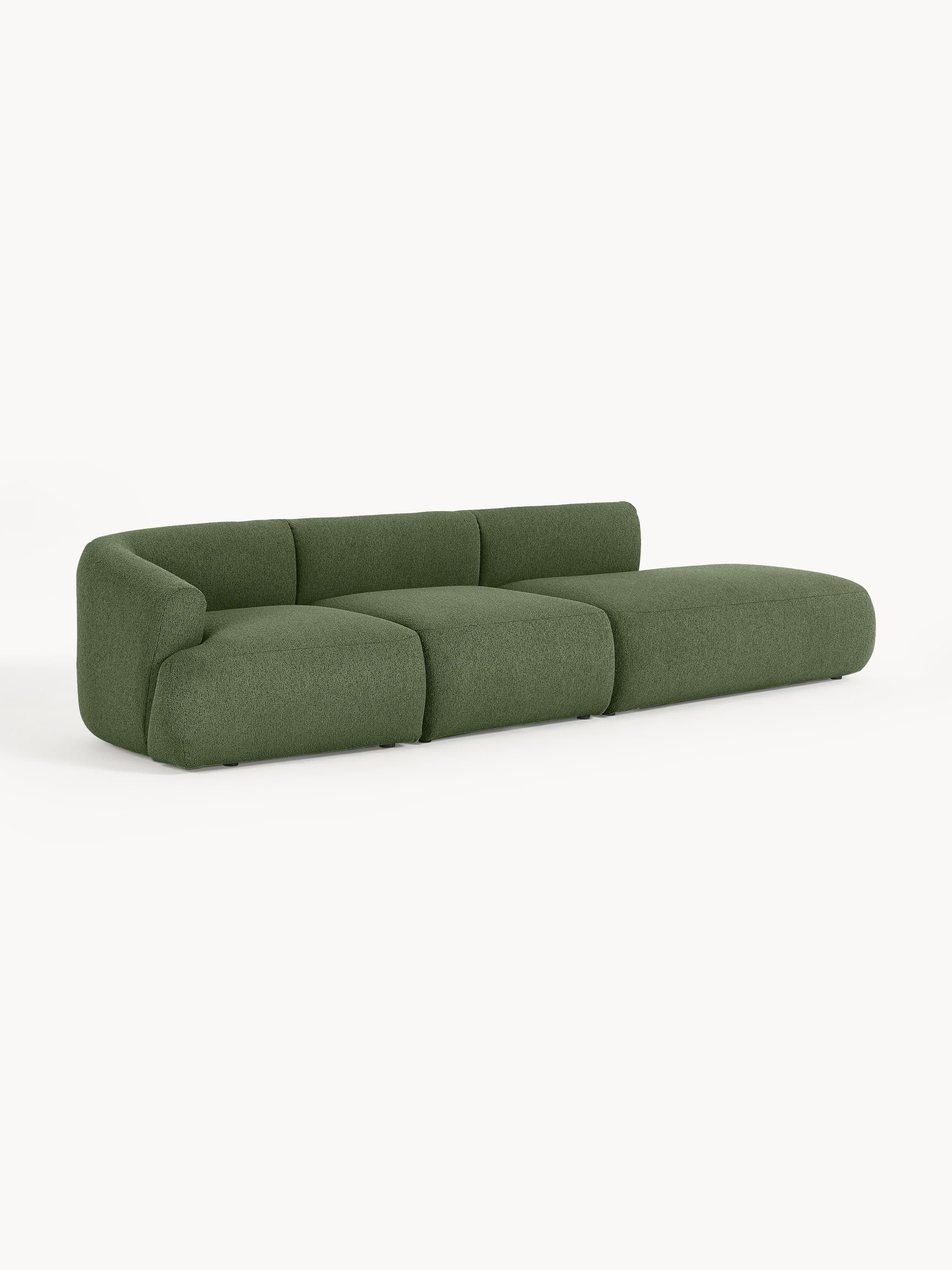 Sofia Modular Bouclé Chaise (4-seater)