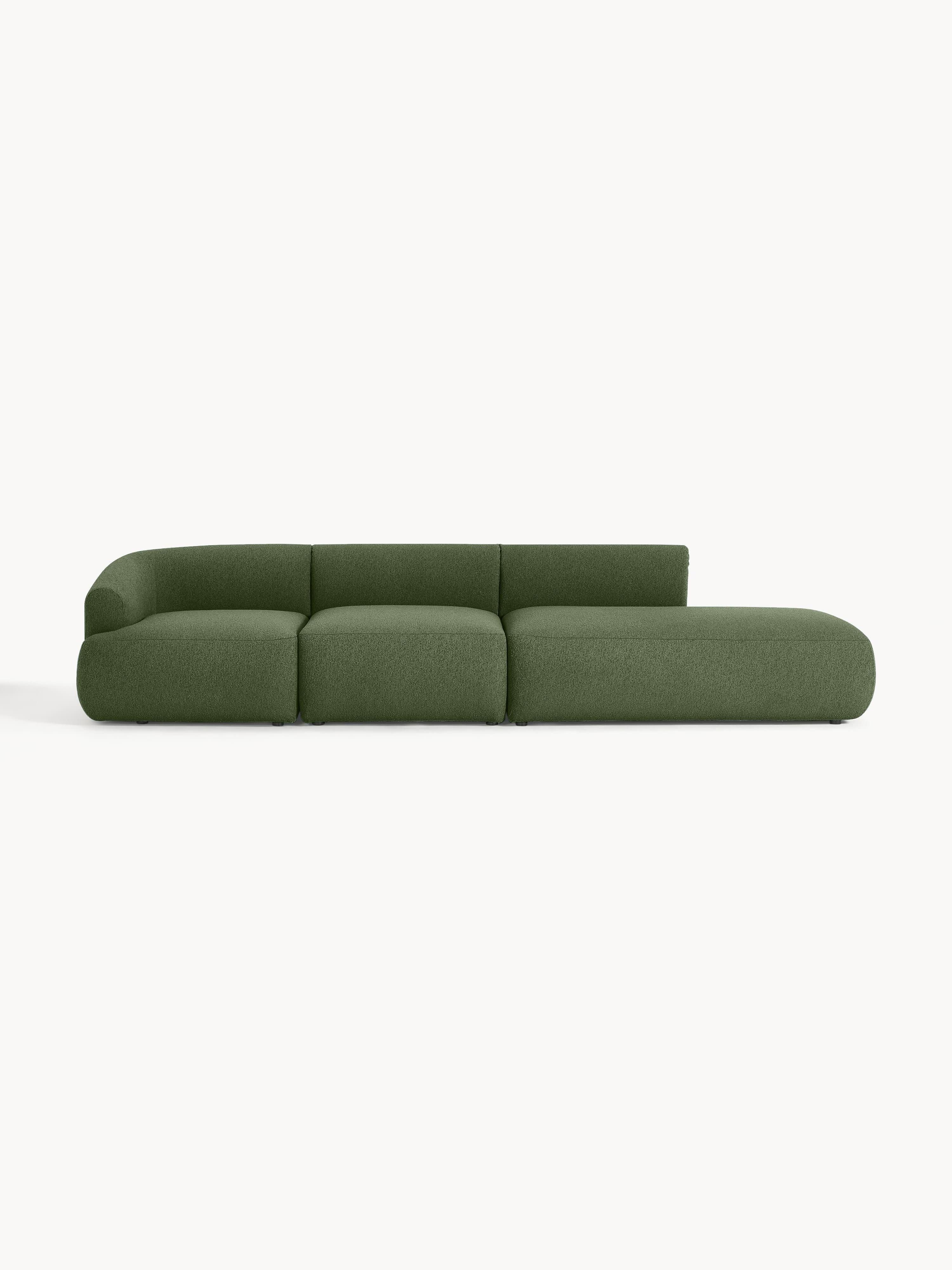 Sofia Modular Bouclé Chaise (4-seater)