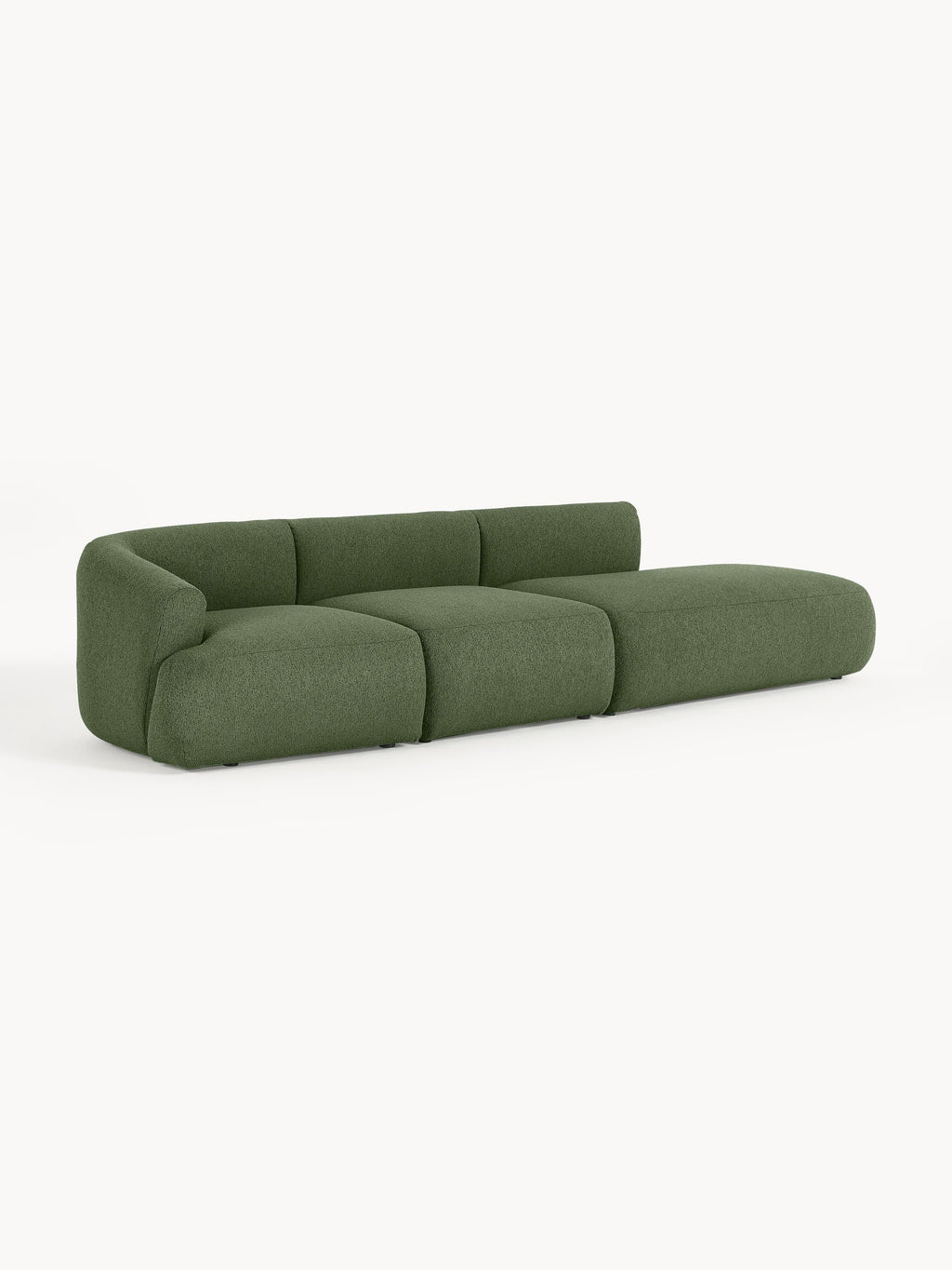 Sofia Modular Bouclé Chaise (4-seater)