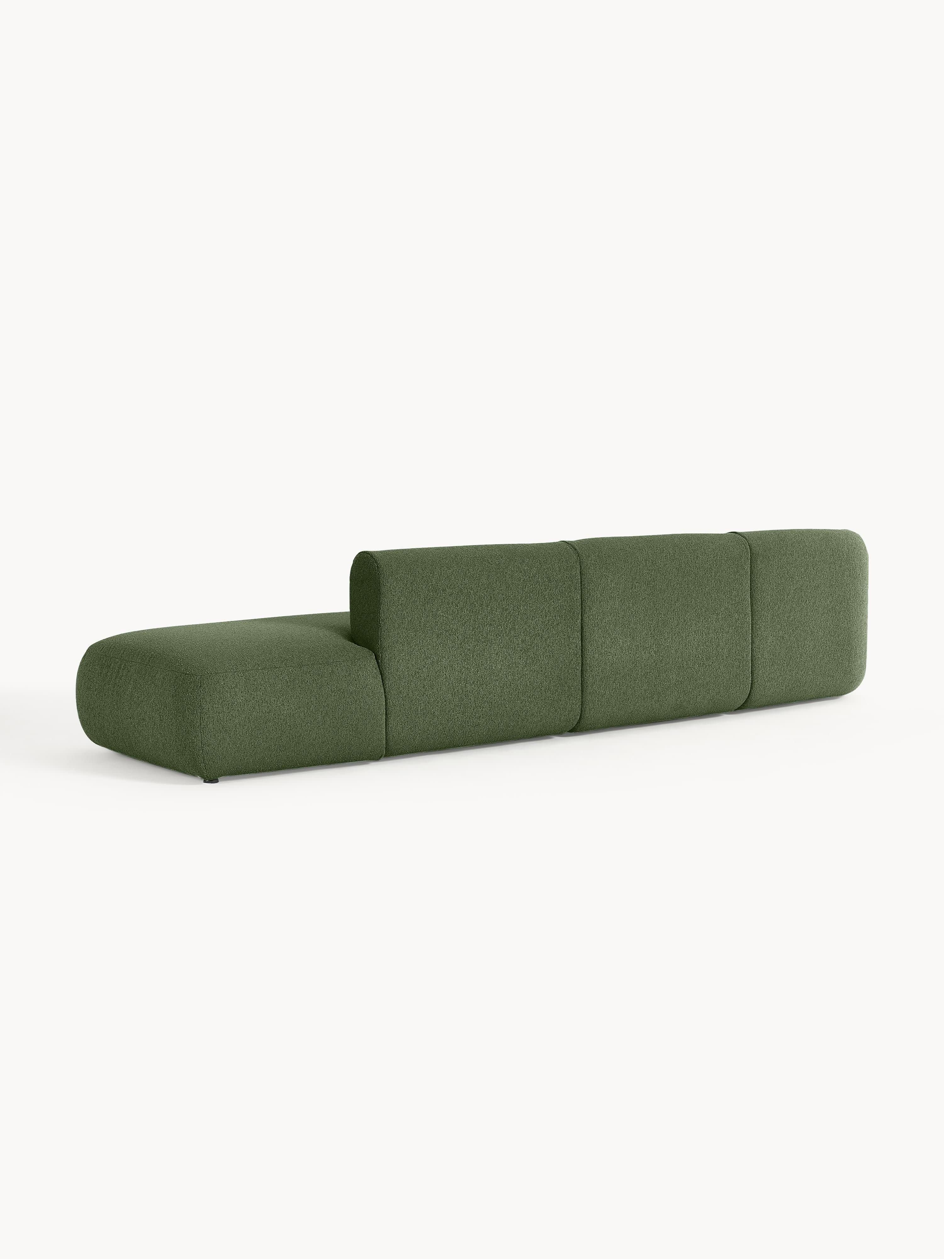 Sofia Modular Bouclé Chaise (4-seater)