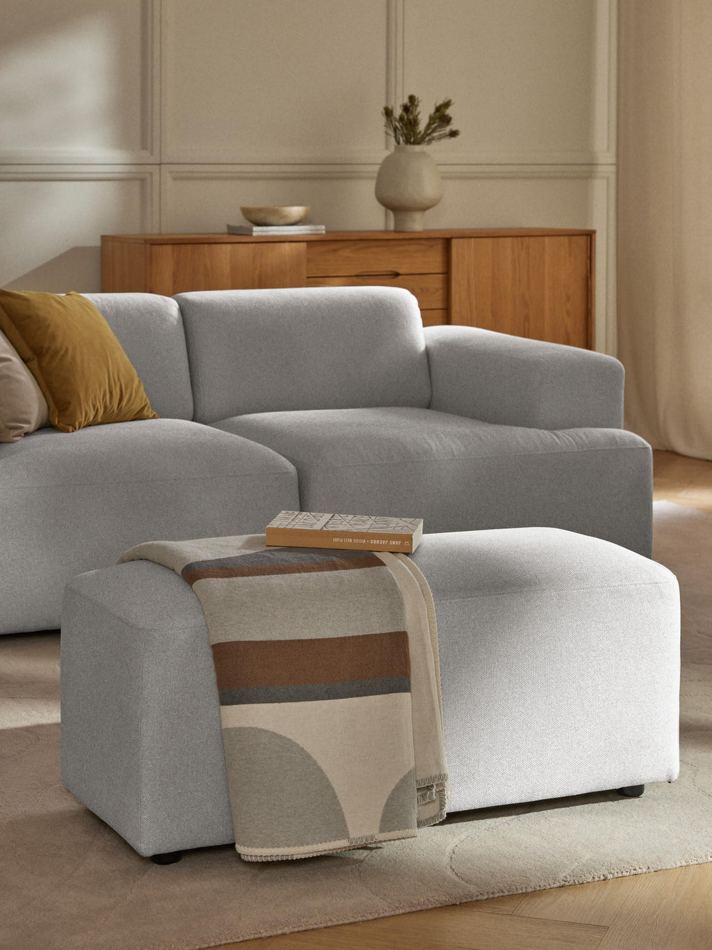Melva Ottoman, W 99 x D 42 cm