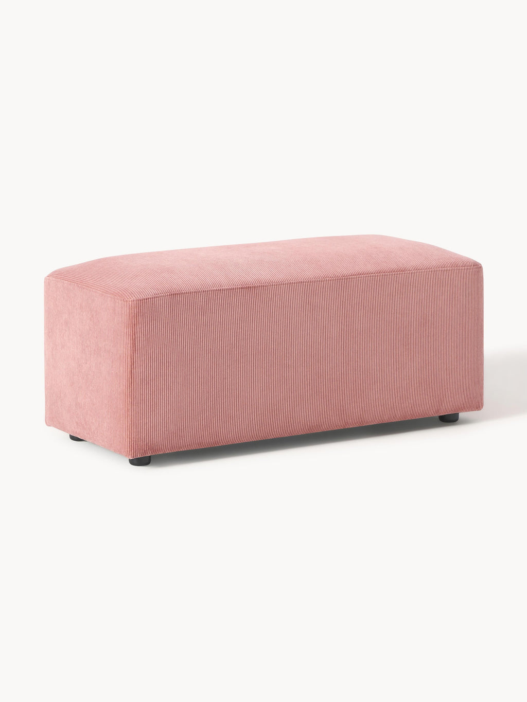 Gallery image 1 - Corduroy Ottoman Melva, W 99 x D 42 cm