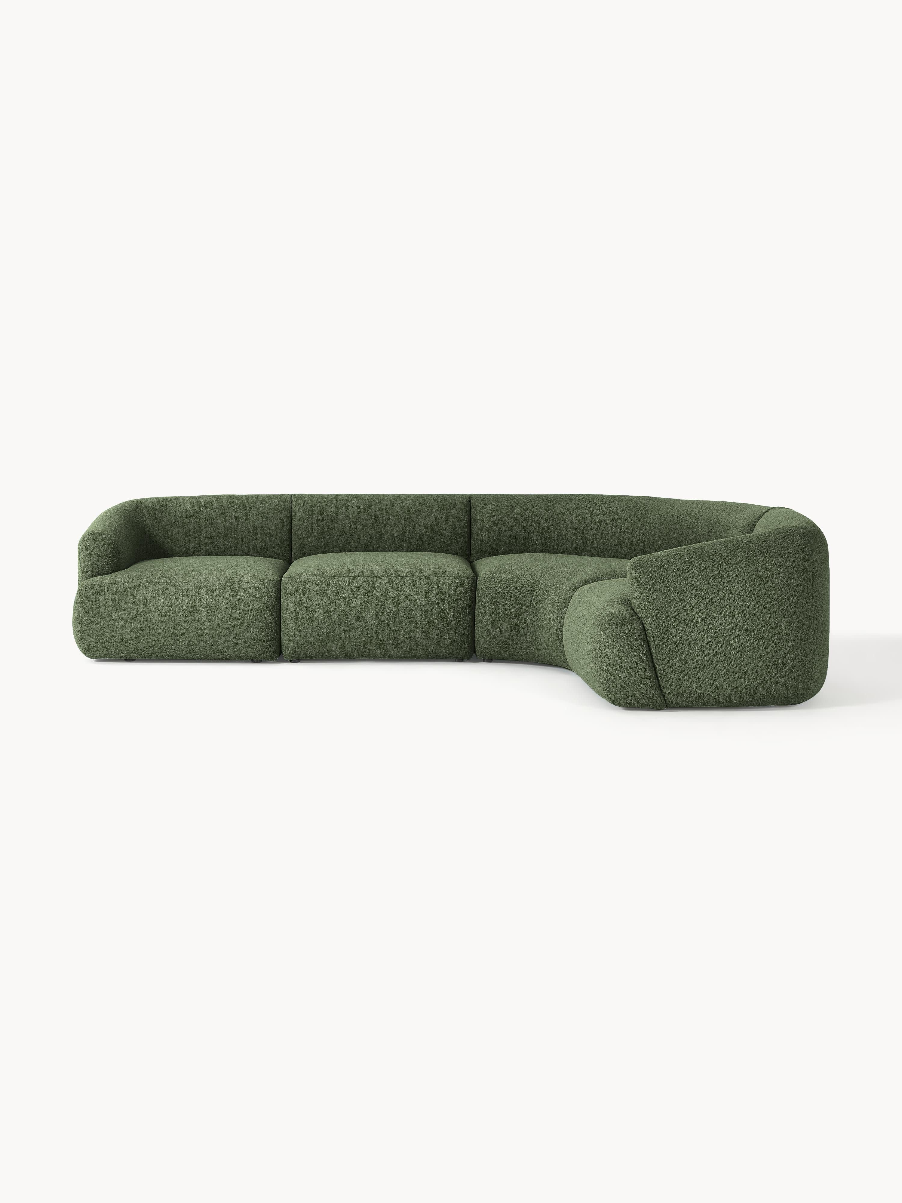 Gallery image 1 - Modular Bouclé Corner Sofa Sofia (4-seater)