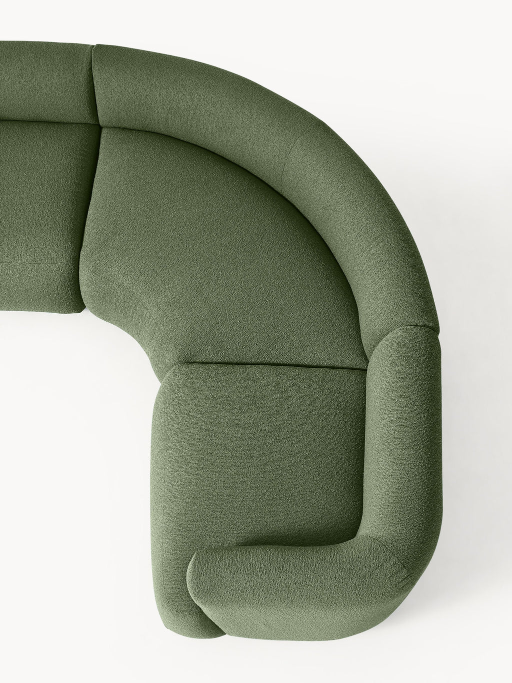 Sofia Modular Bouclé Corner Sofa (4-seater)