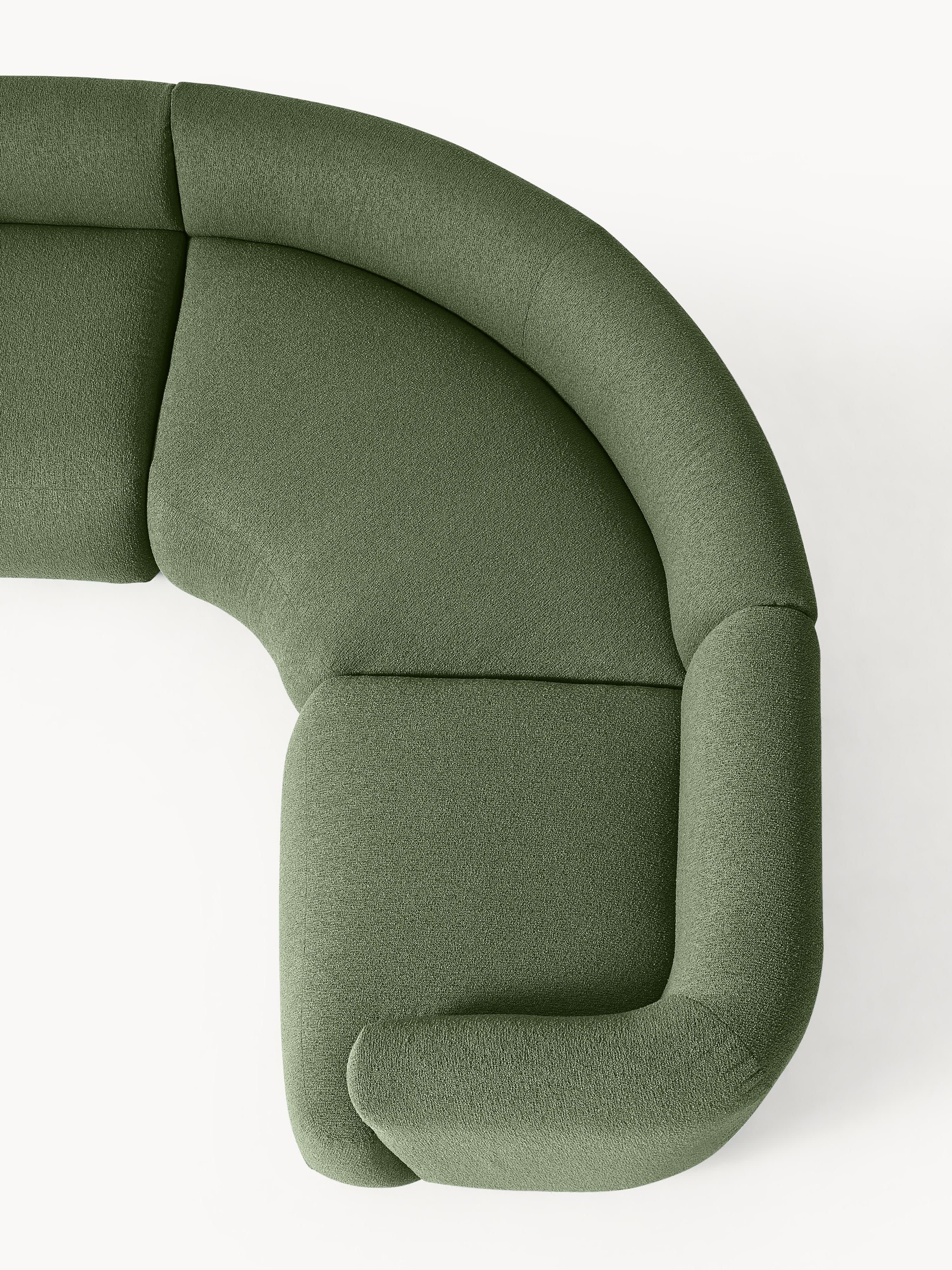 Sofia Modular Bouclé Corner Sofa (4-seater)