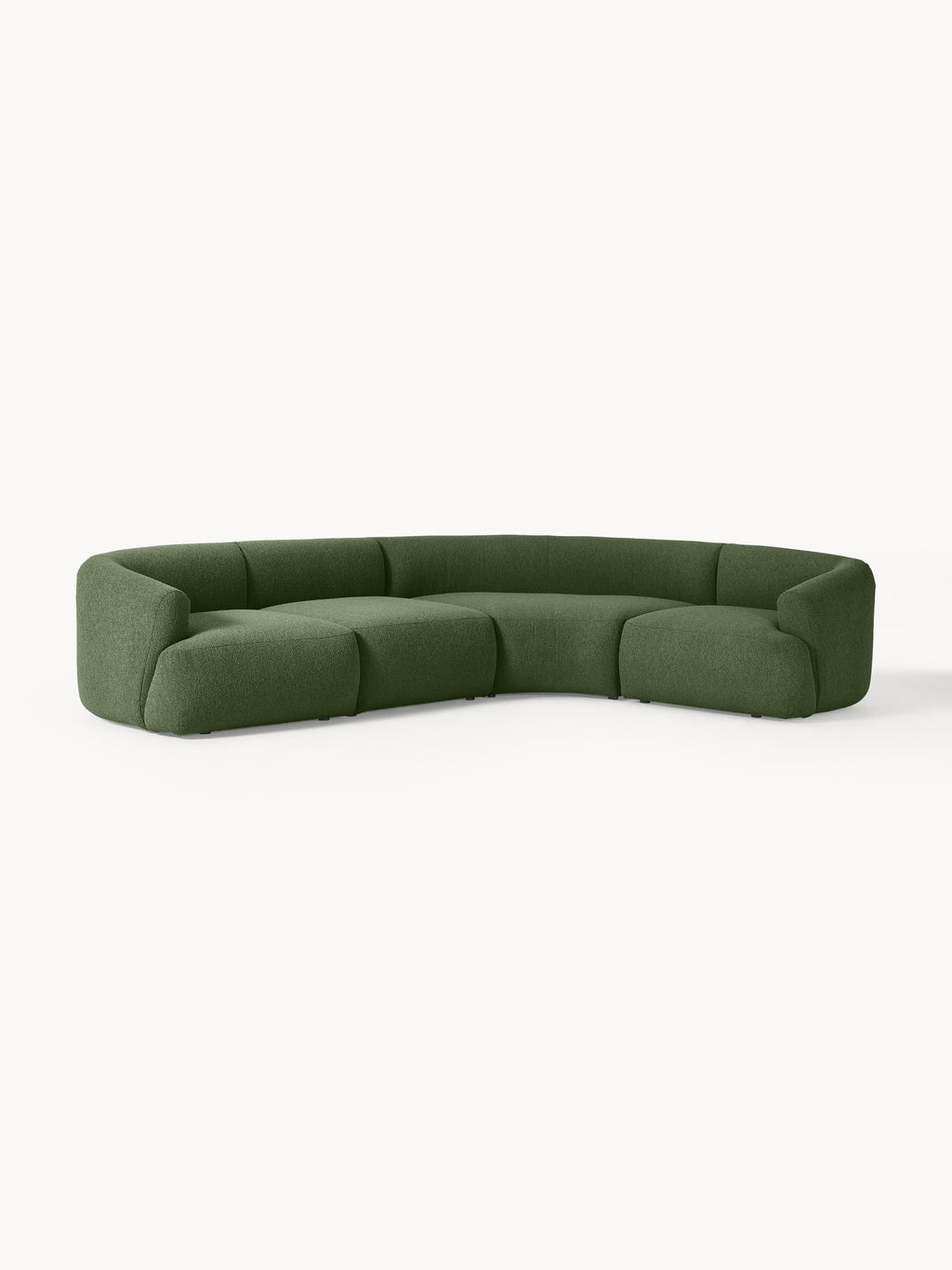Sofia Modular Bouclé Corner Sofa (4-seater)