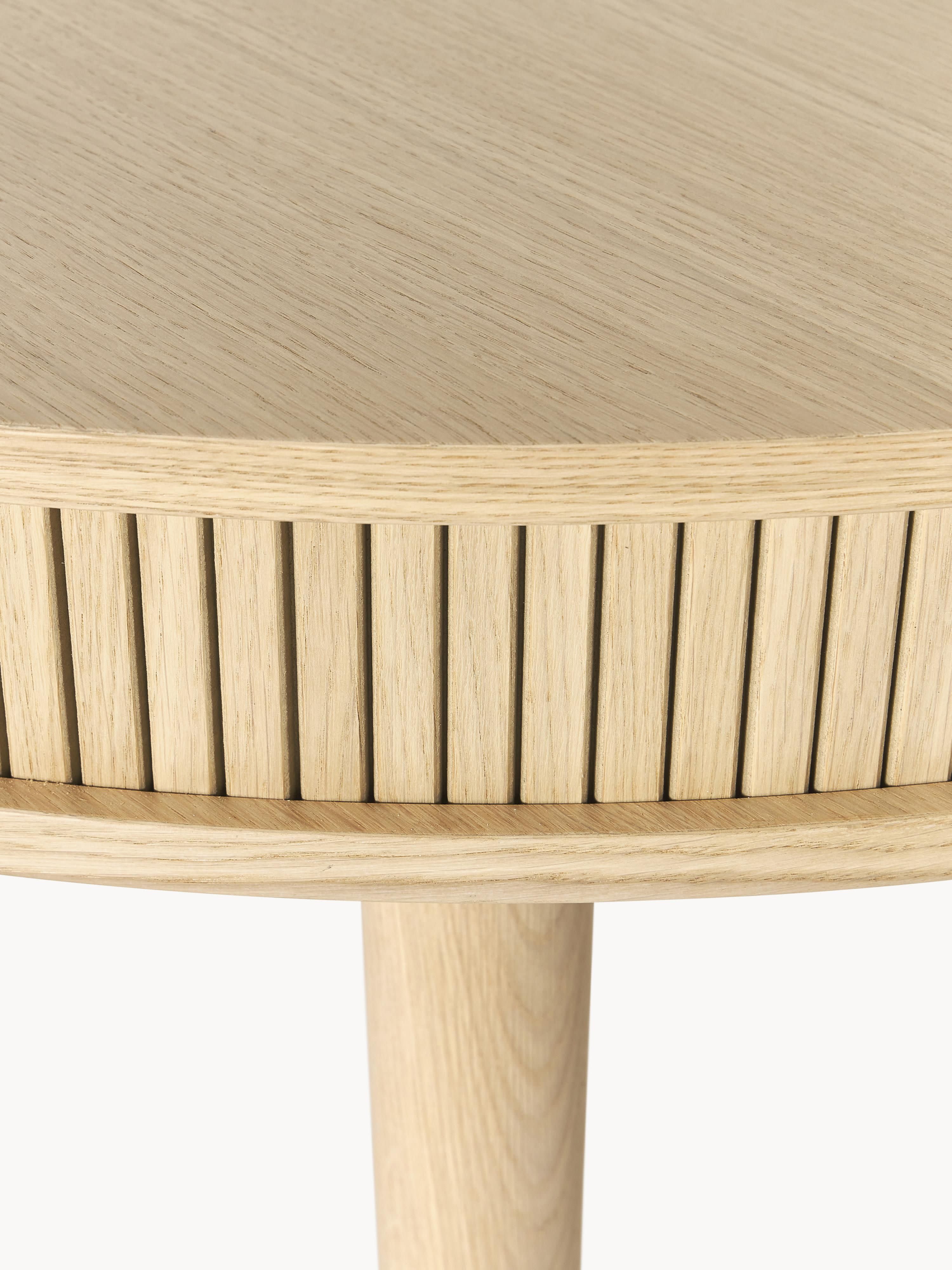 Calary Round Dining Table with Storage Space, in various sizes