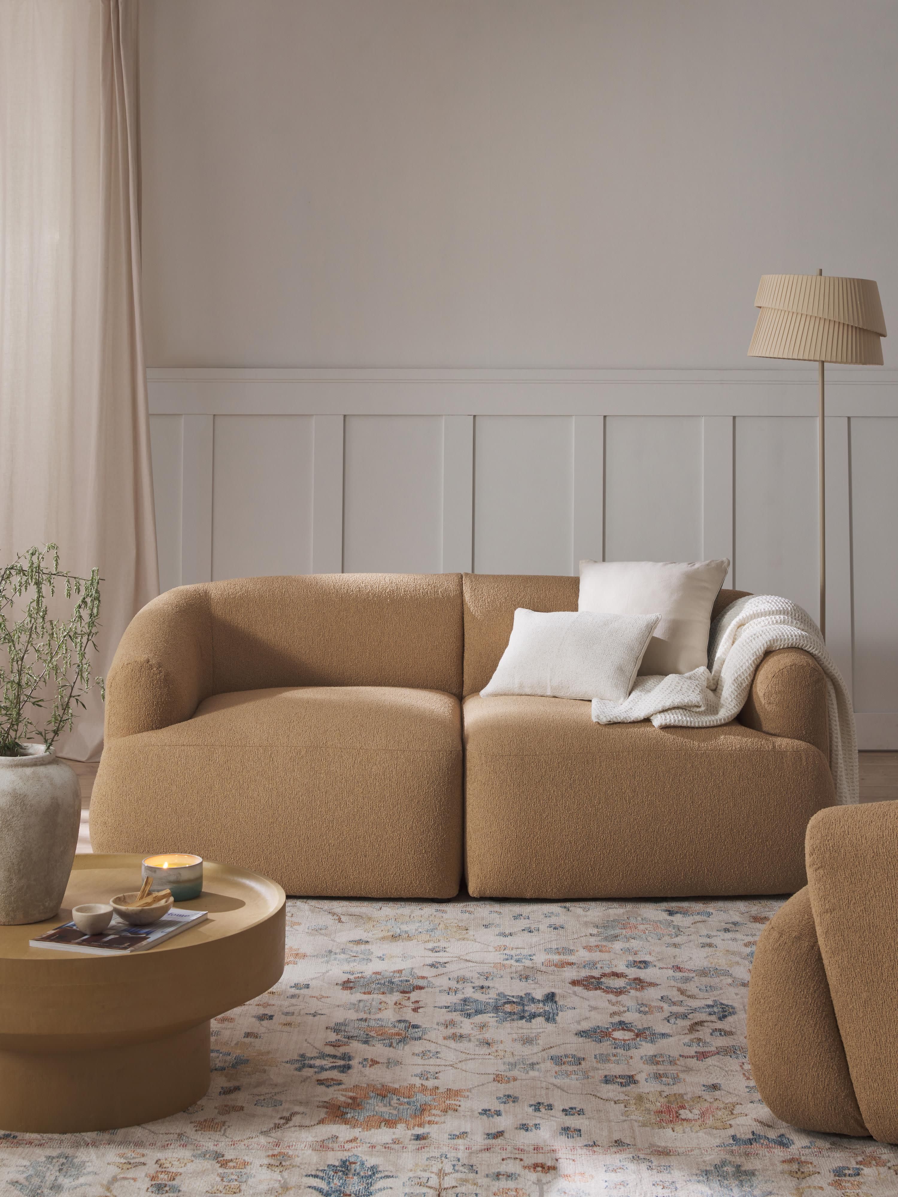 Sofia Modular Bouclé Sofa (2-seater)