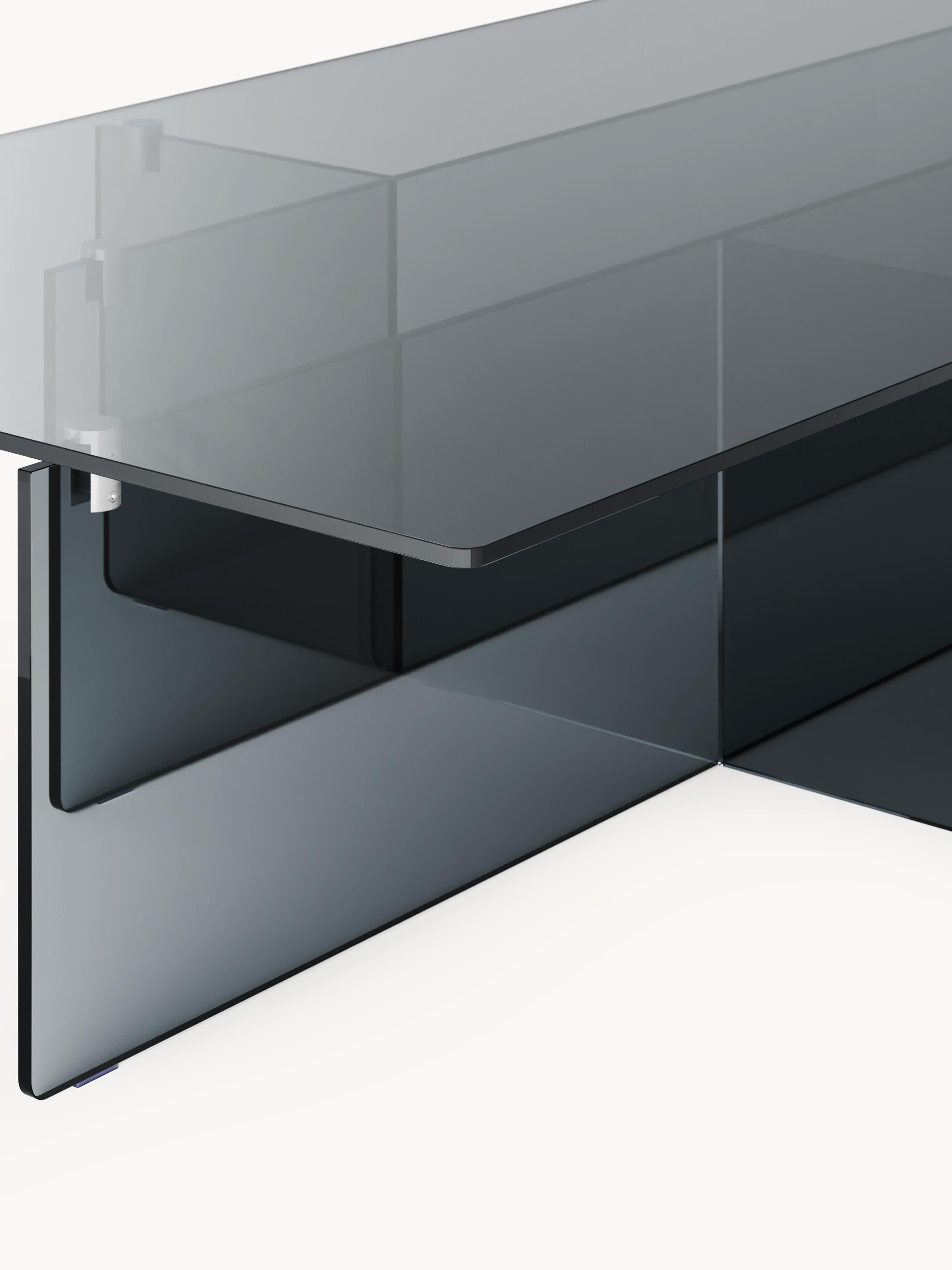 Anouk Glass Coffee Table, W 102 cm
