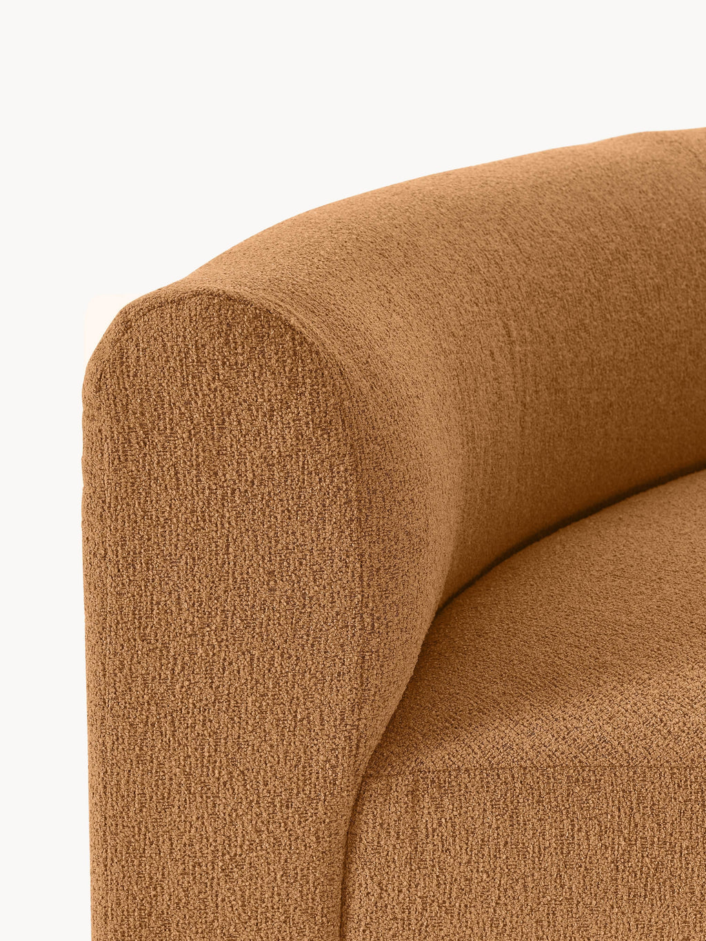 Sofia Round Bouclé Corner Module