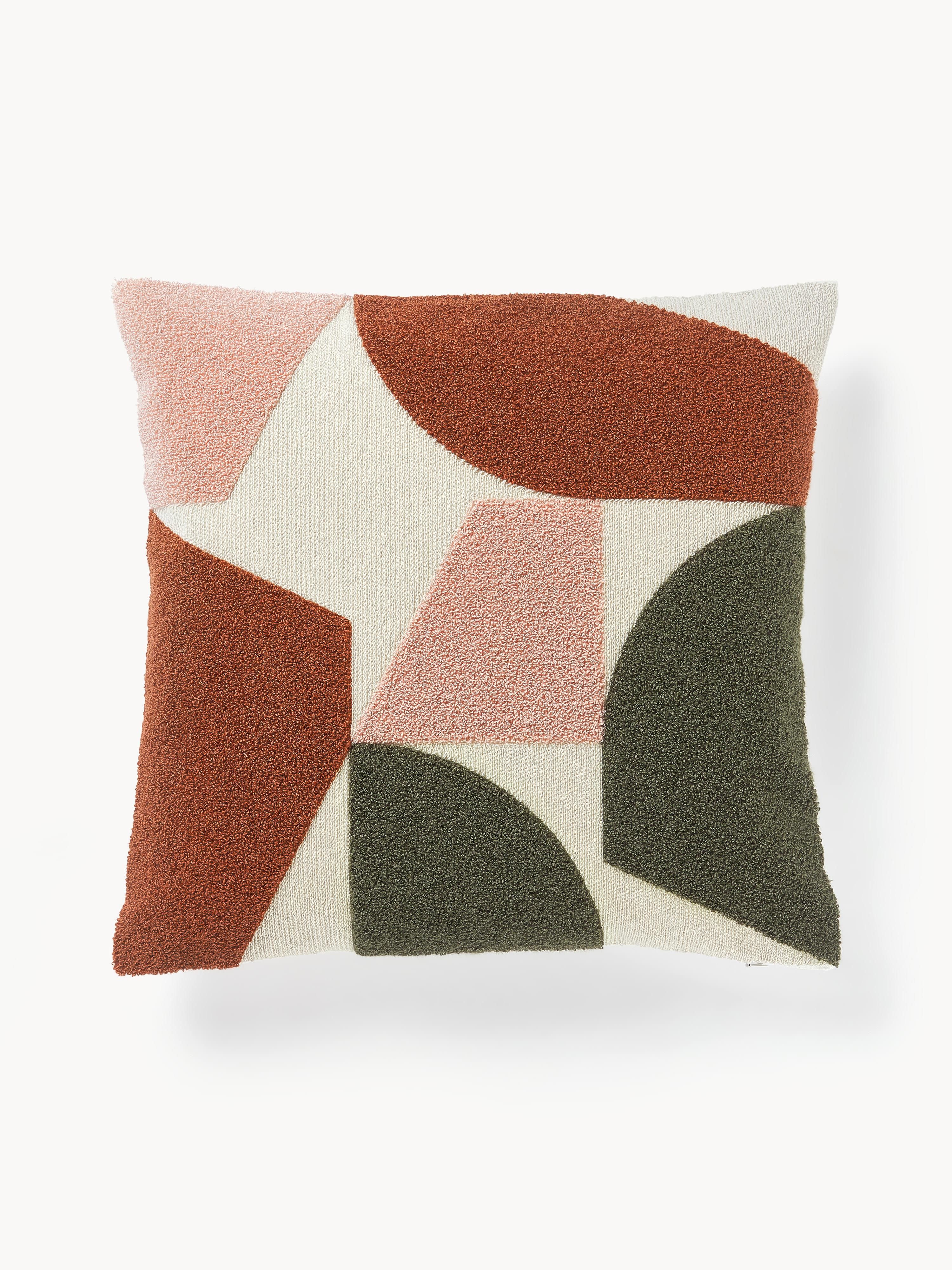 Gallery image 1 - Cotton Cushion Cover Nomi with Abstract Decoration