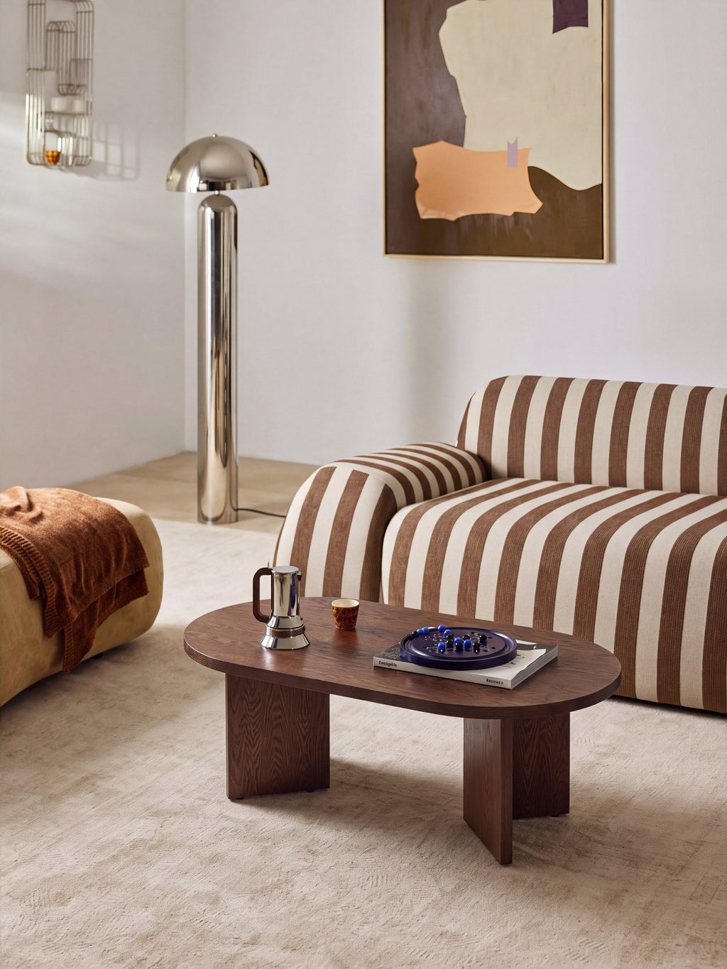 Toni Oval Wooden Coffee Table