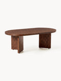 Gallery image 1 - Oval Wooden Coffee Table Toni