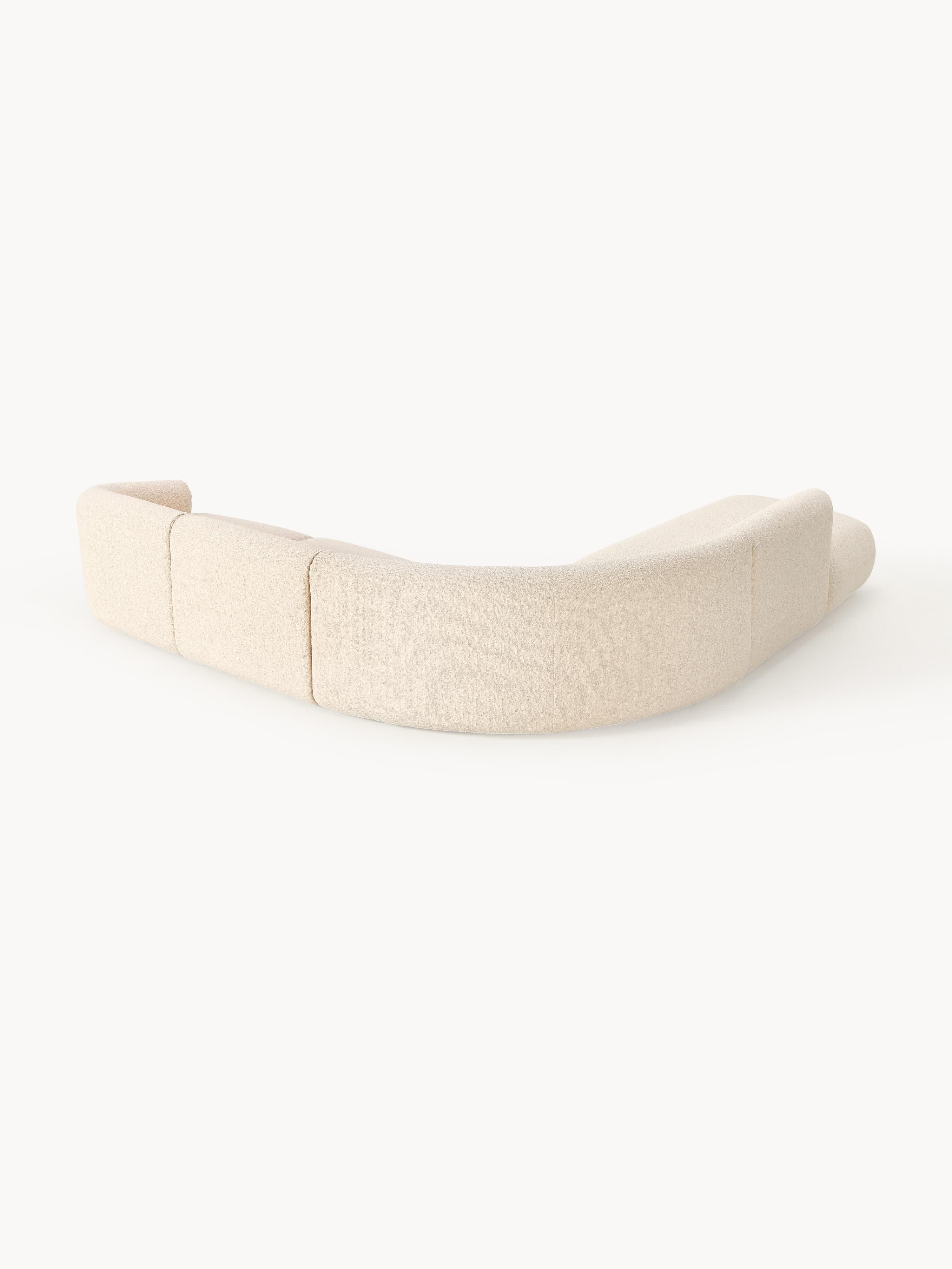 Sofia Modular Bouclé Corner Sofa (4-seater)
