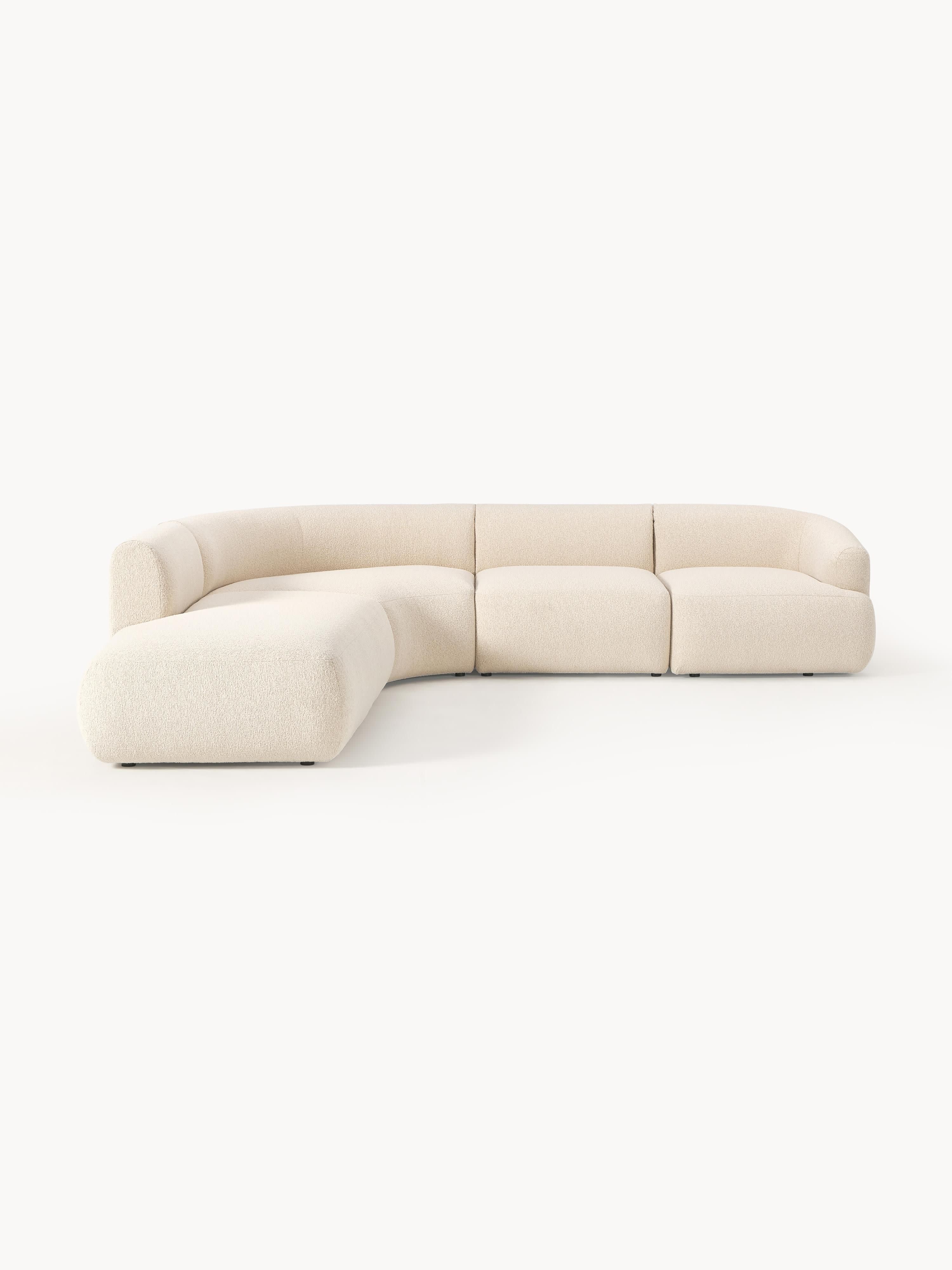 Gallery image 1 - Modular Bouclé Corner Sofa Sofia (4-seater)
