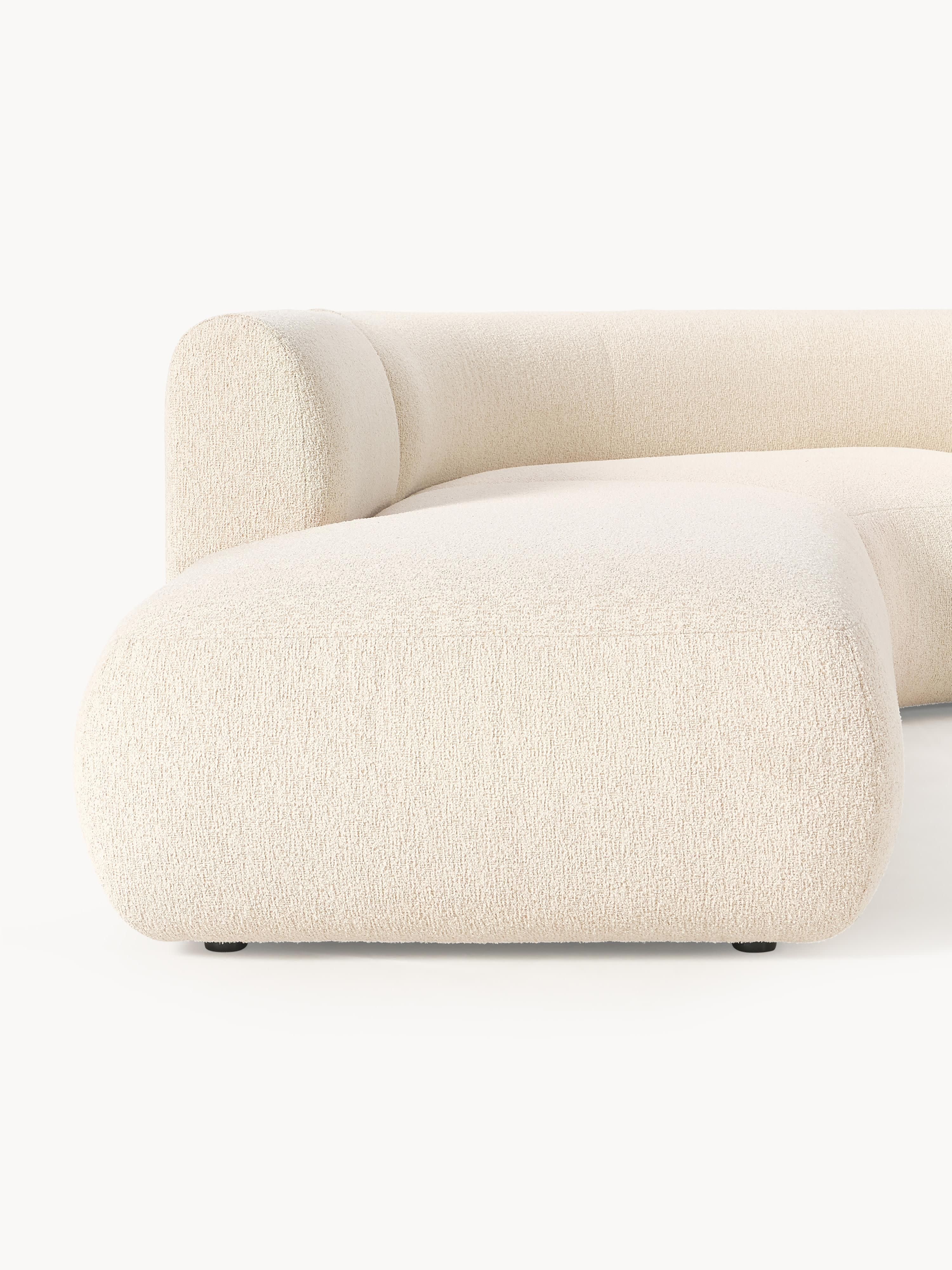 Sofia Modular Bouclé Corner Sofa (4-seater)