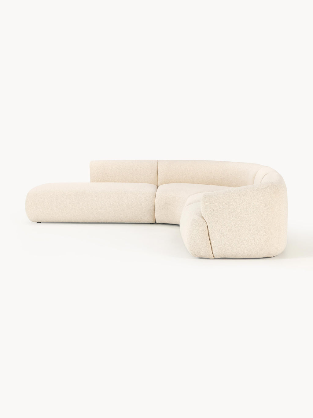 Sofia Modular Bouclé Corner Sofa (4-seater)