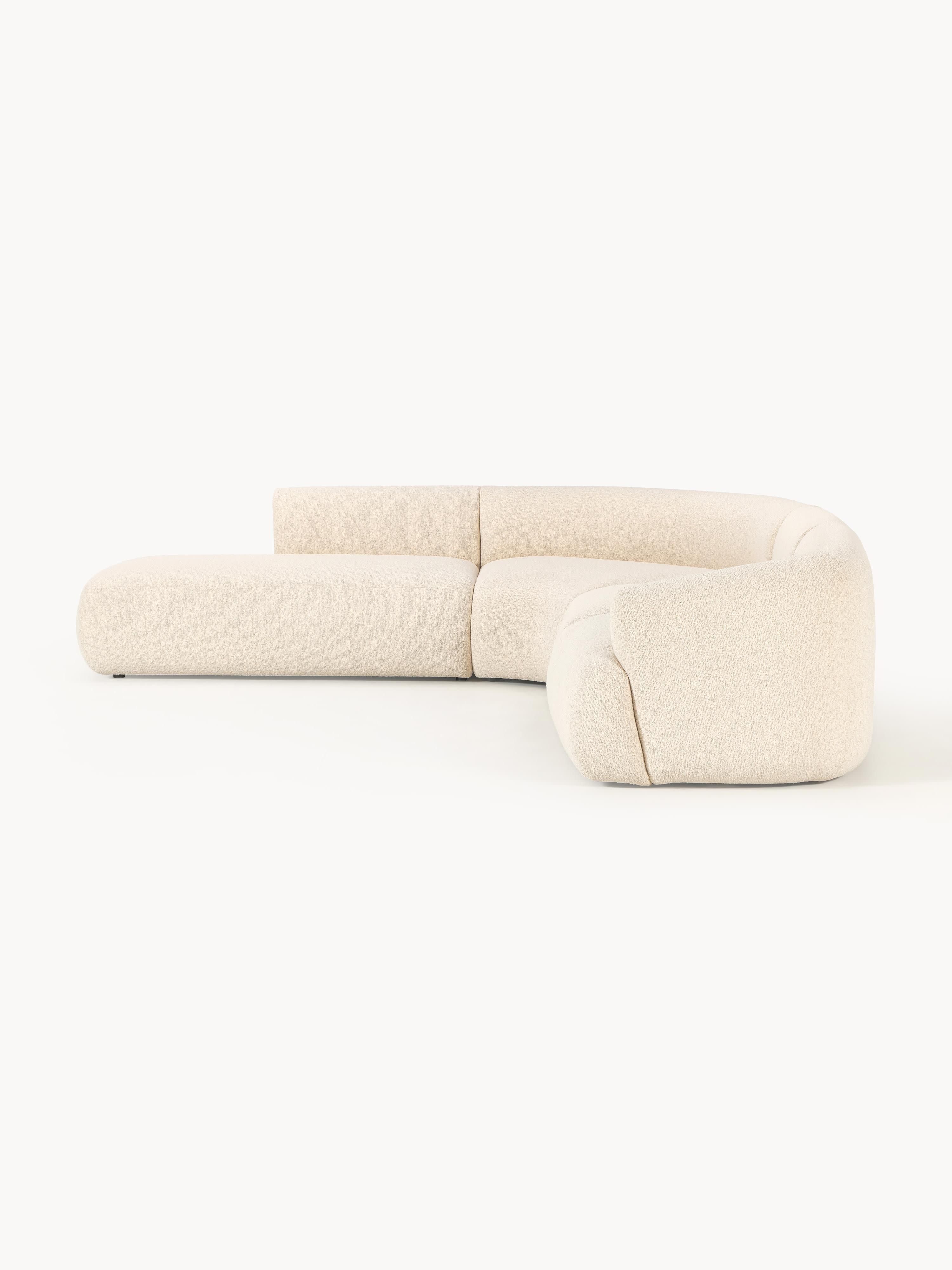 Sofia Modular Bouclé Corner Sofa (4-seater)