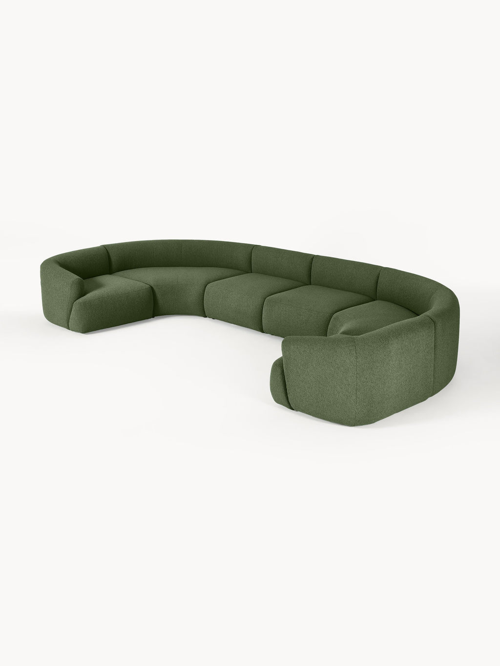 Gallery image 1 - XL Modular Bouclé Sofa Sofia