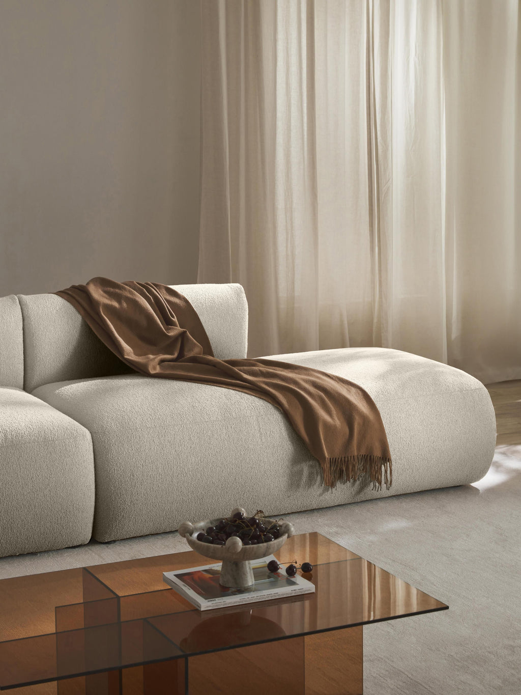 Sofia Bouclé Chaise Module