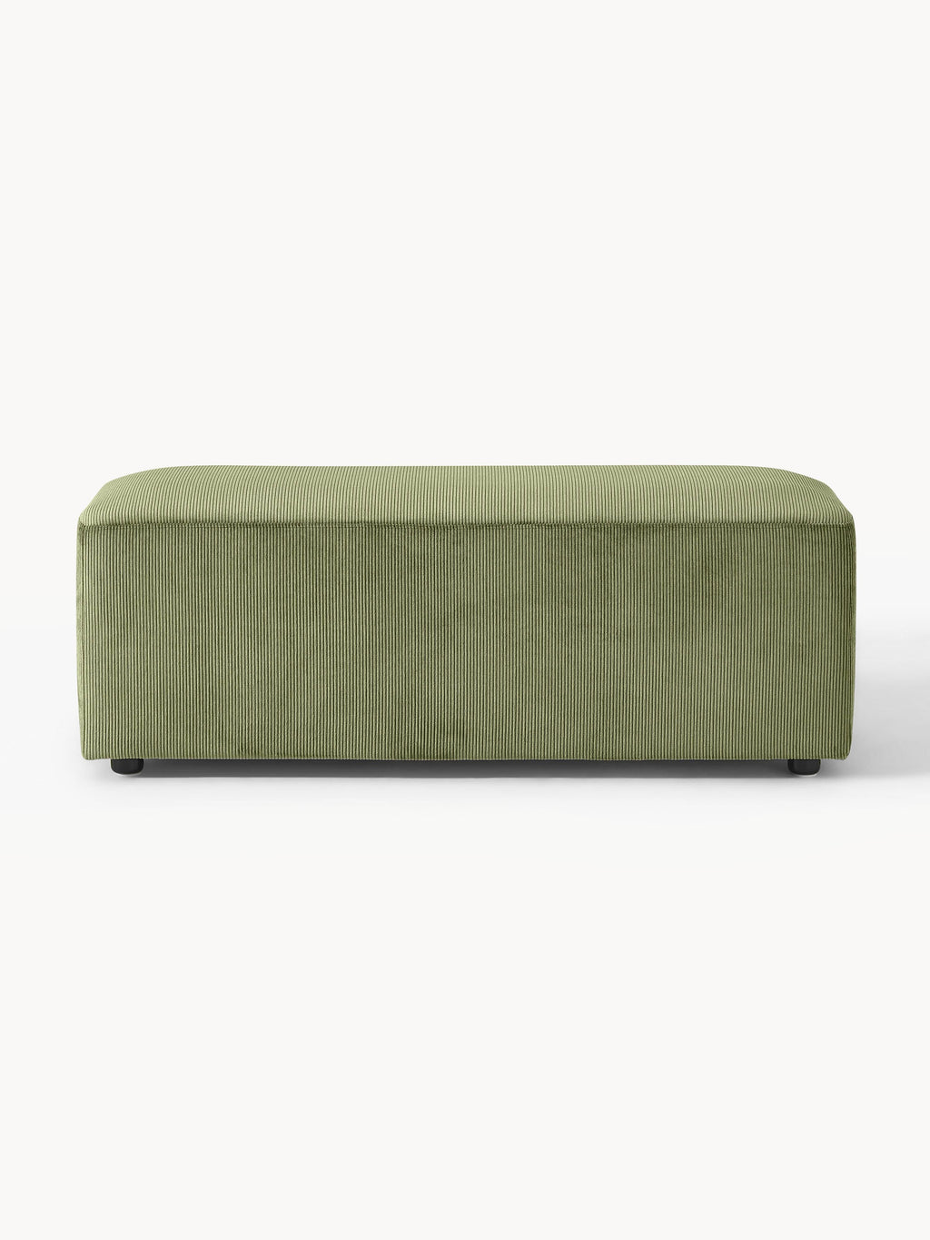 Melva XL Corduroy Ottoman, W 116 x D 42 cm