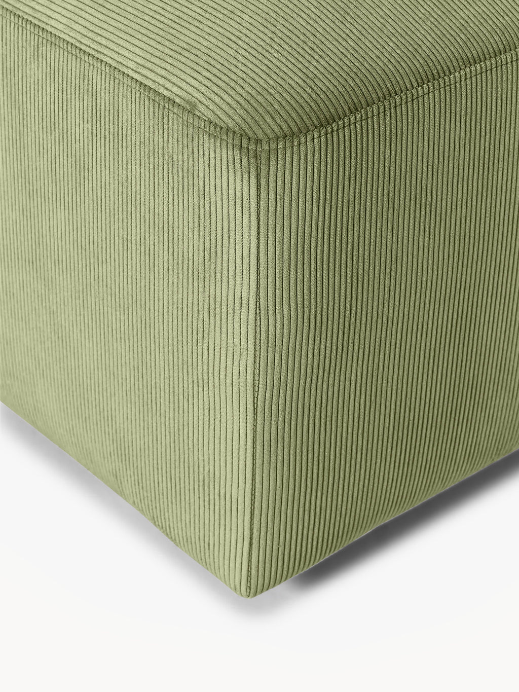 Melva XL Corduroy Ottoman, W 116 x D 42 cm